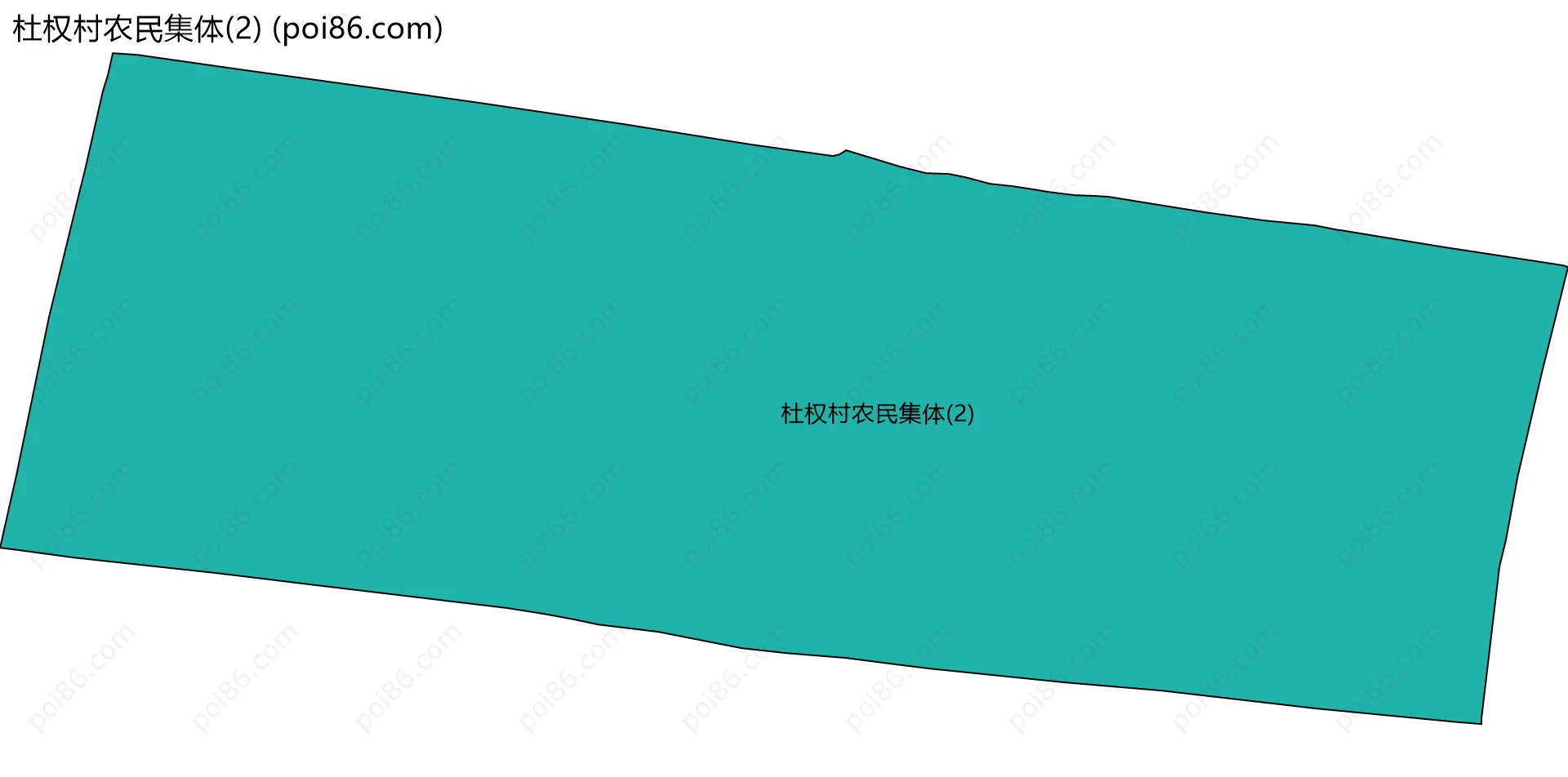 杜权村农民集体(2)边界地图