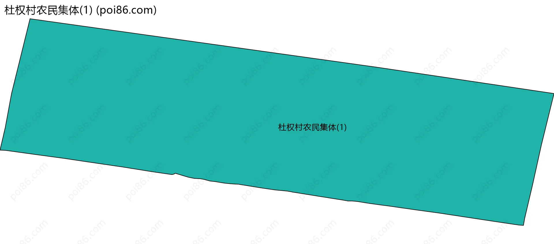 杜权村农民集体(1)边界地图