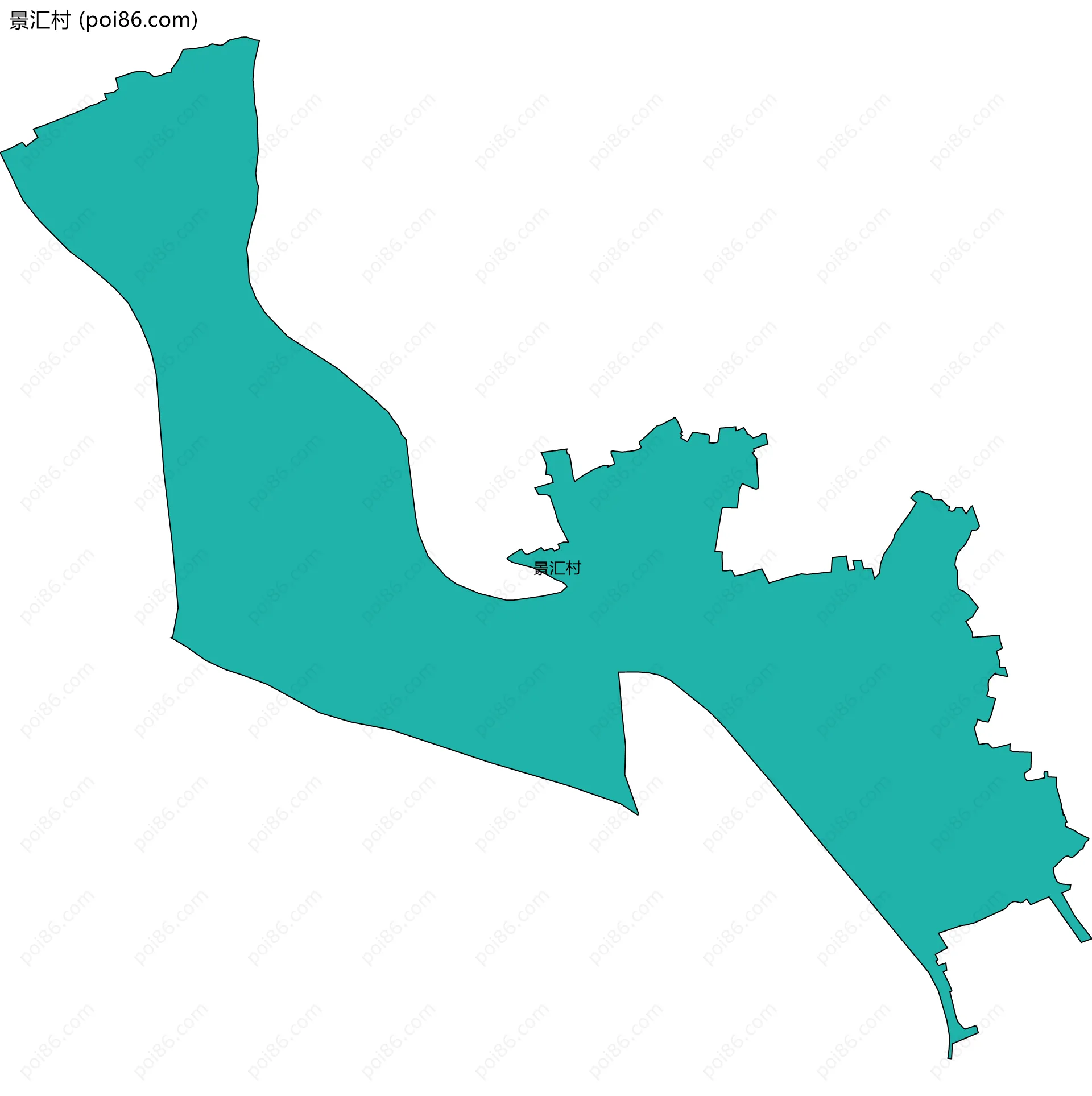 景汇村边界地图