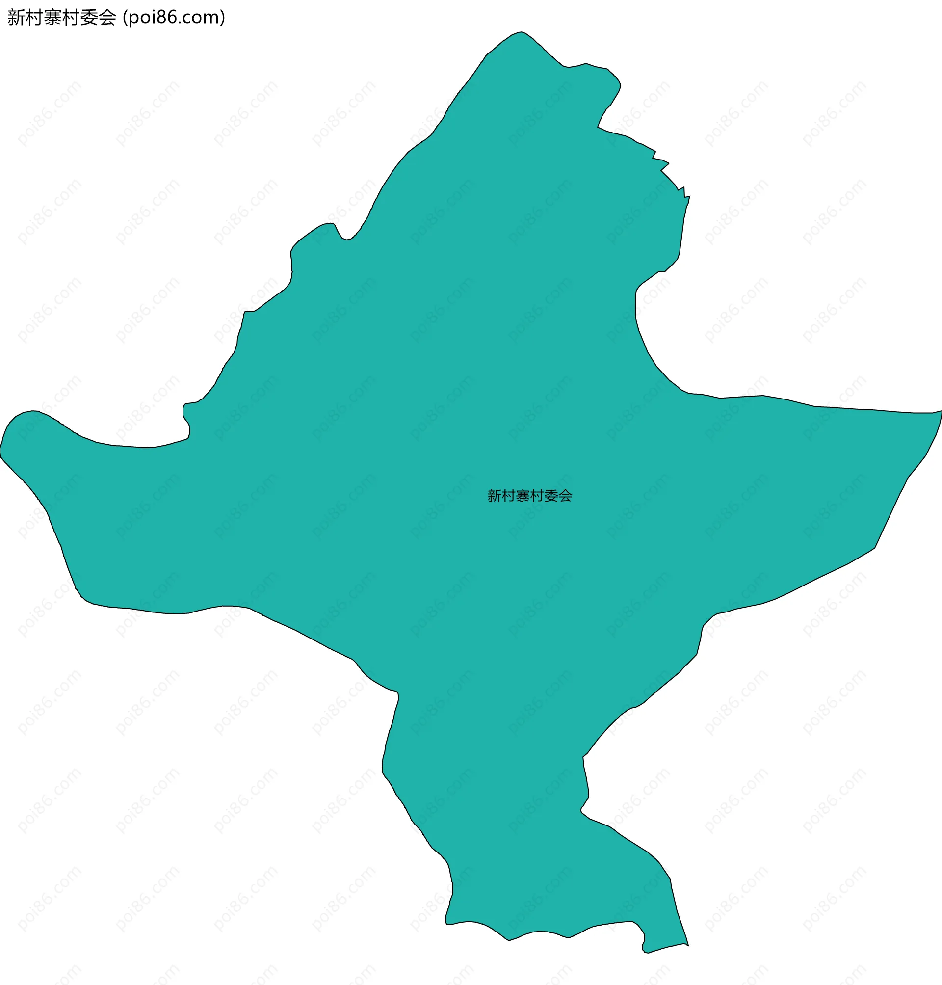 新村寨村委会边界地图