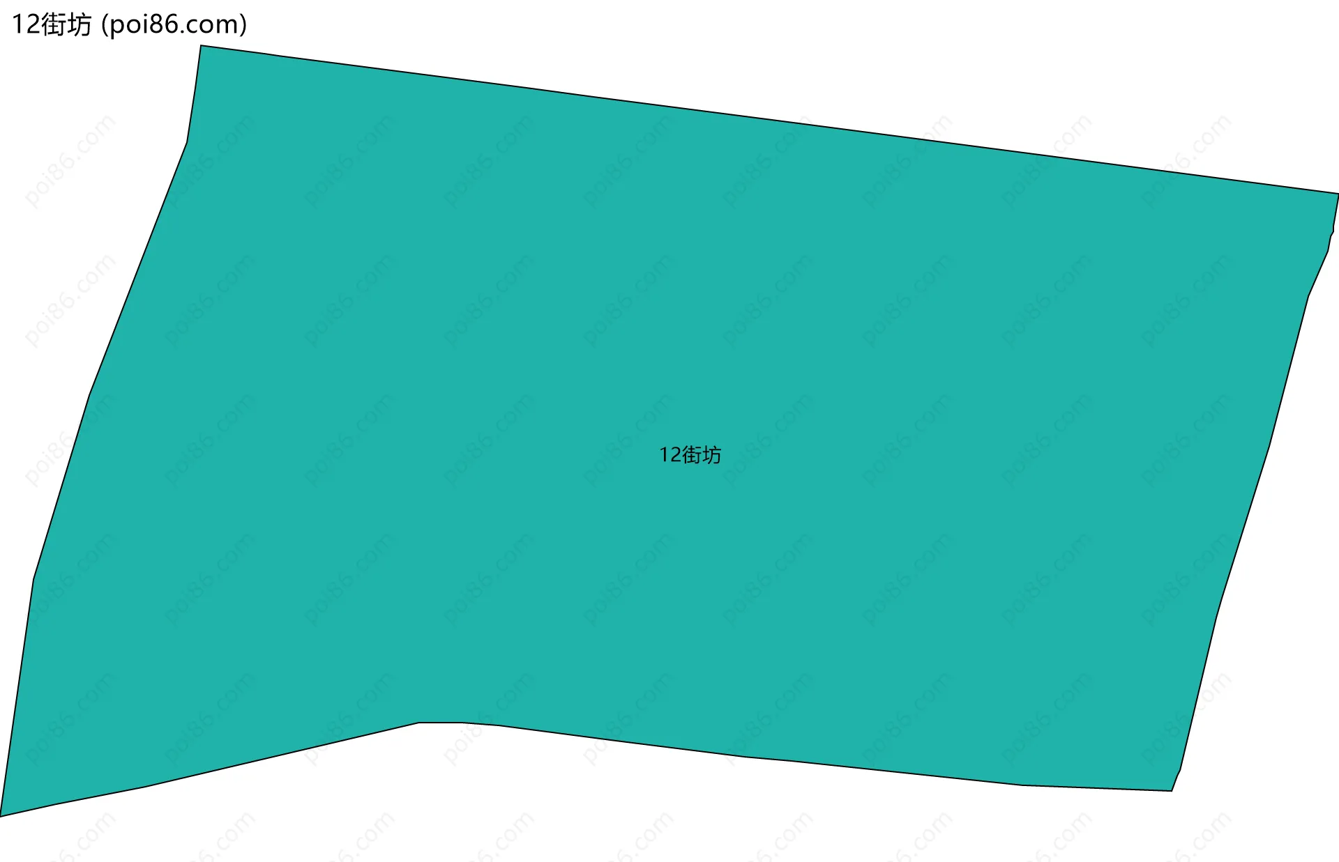 12街坊边界地图