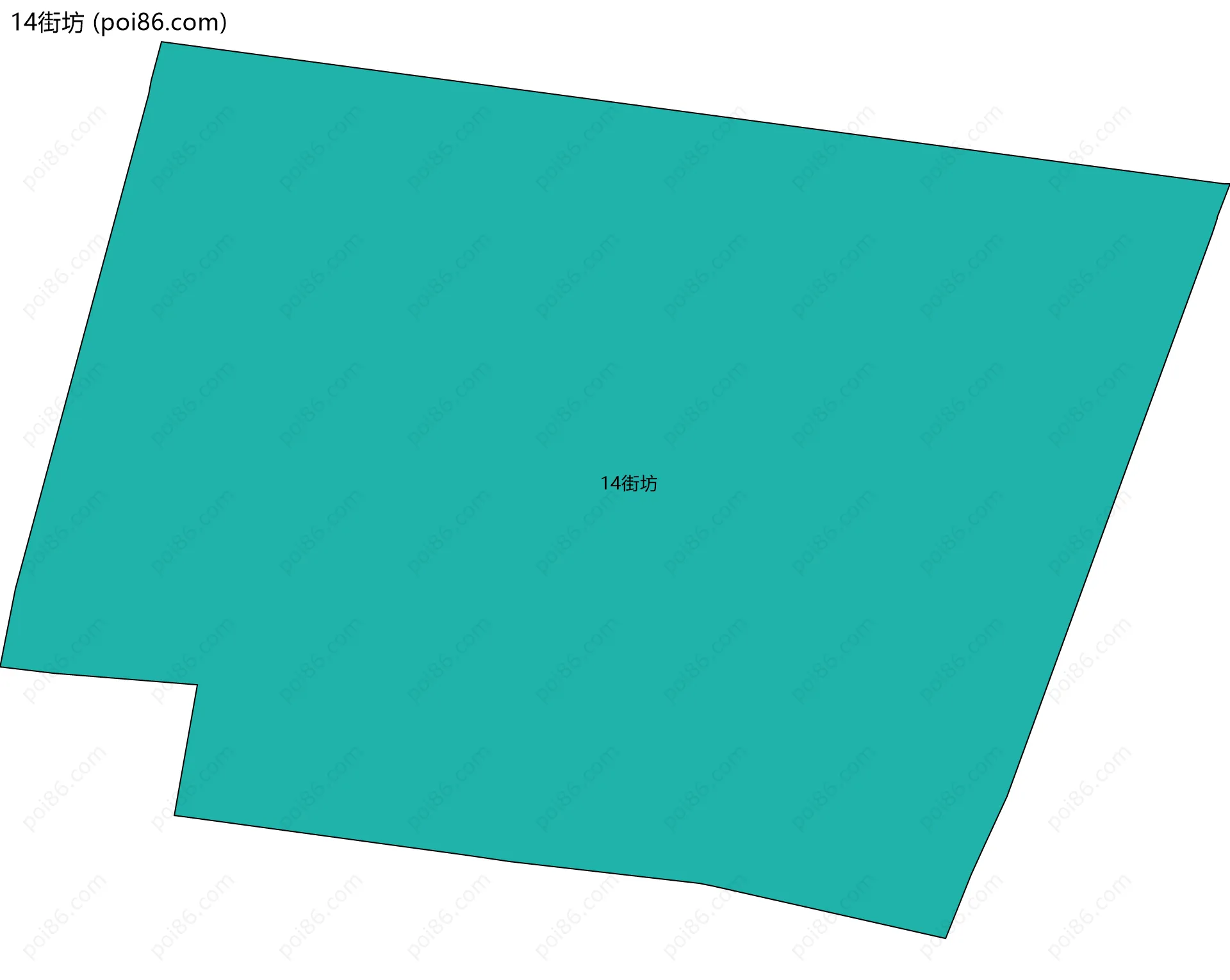 14街坊边界地图