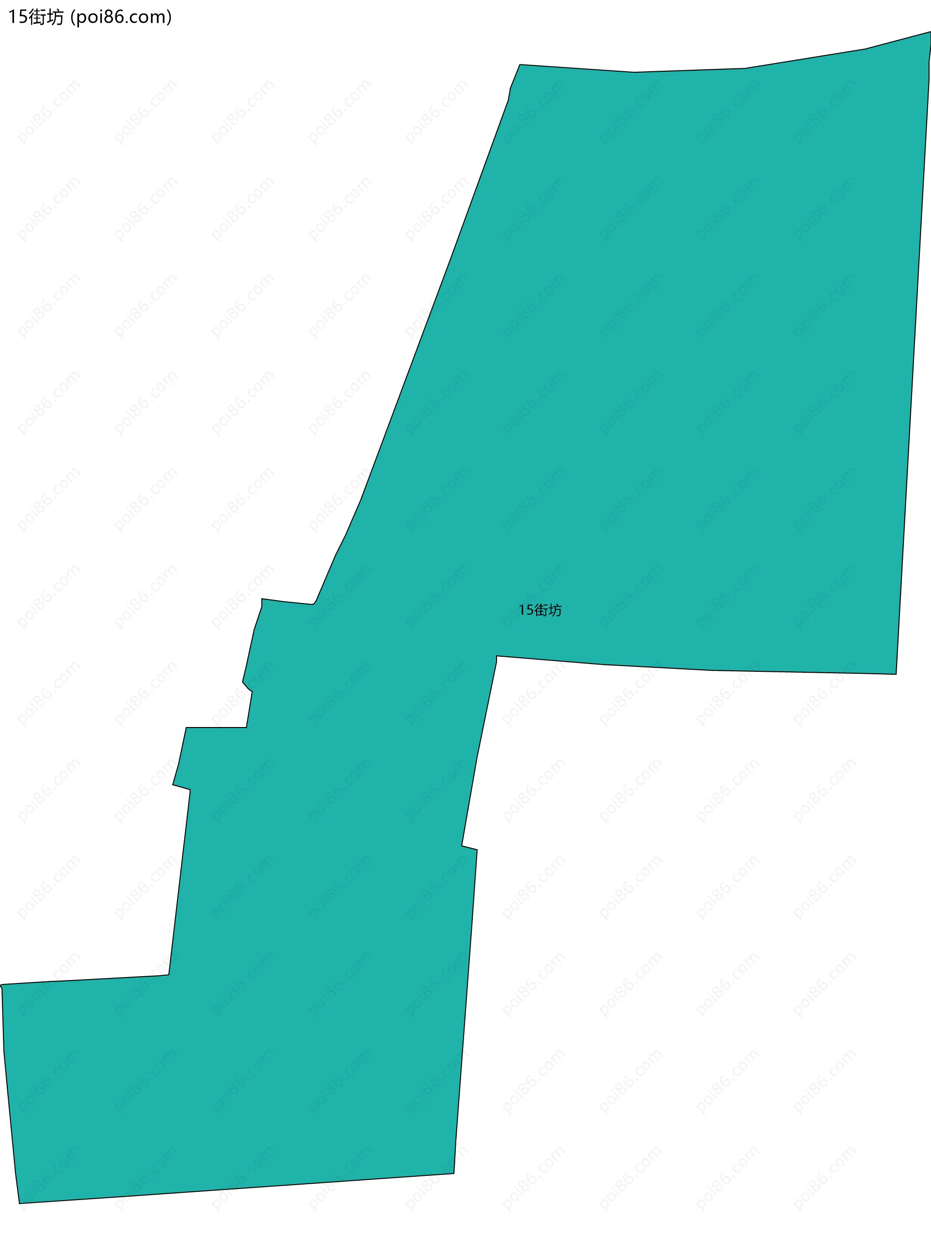 15街坊边界地图