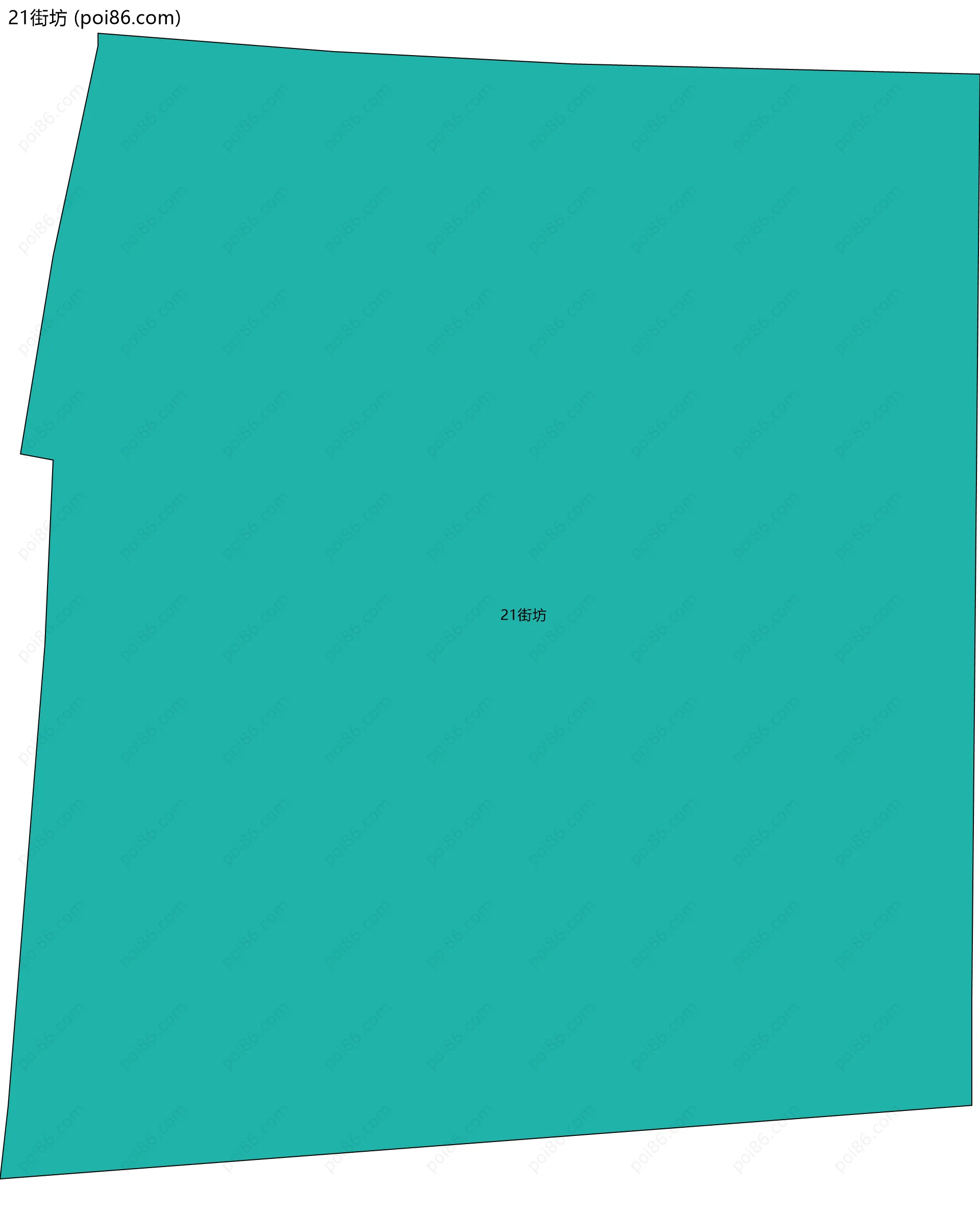 21街坊边界地图