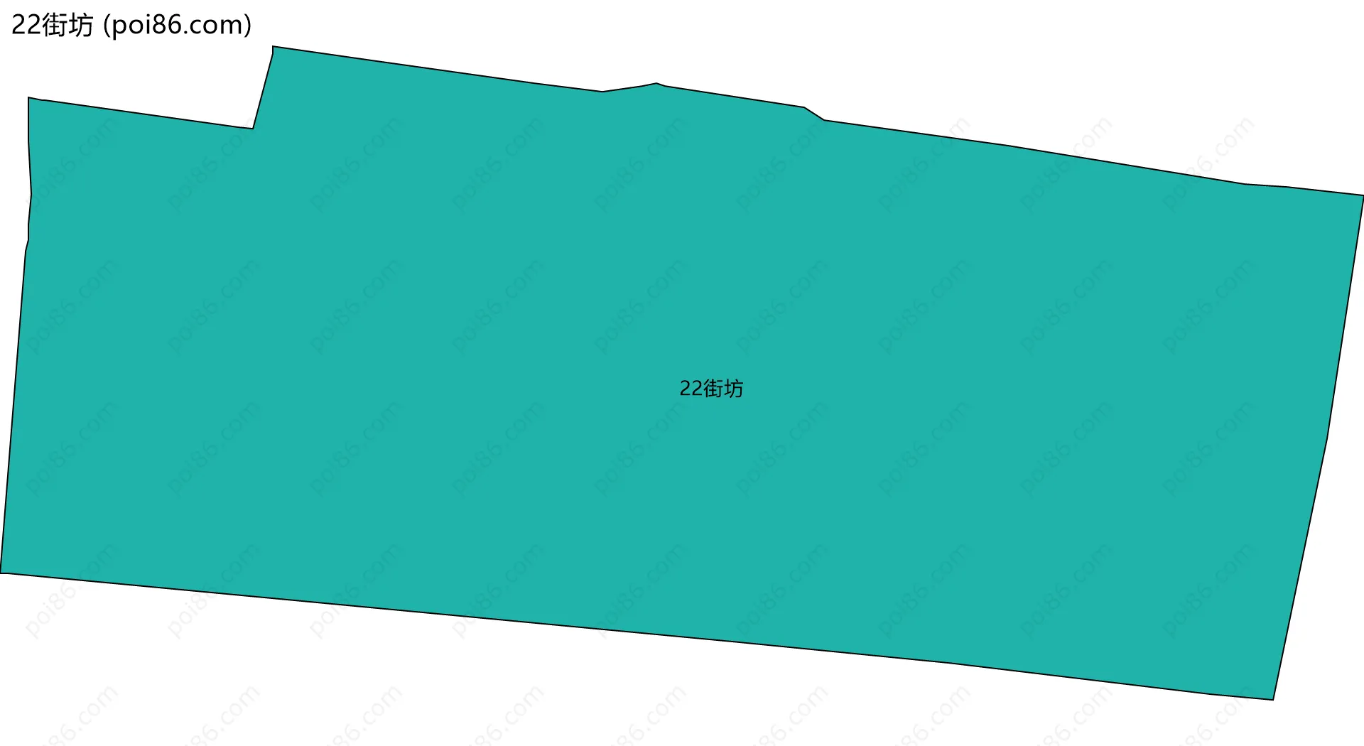 22街坊边界地图