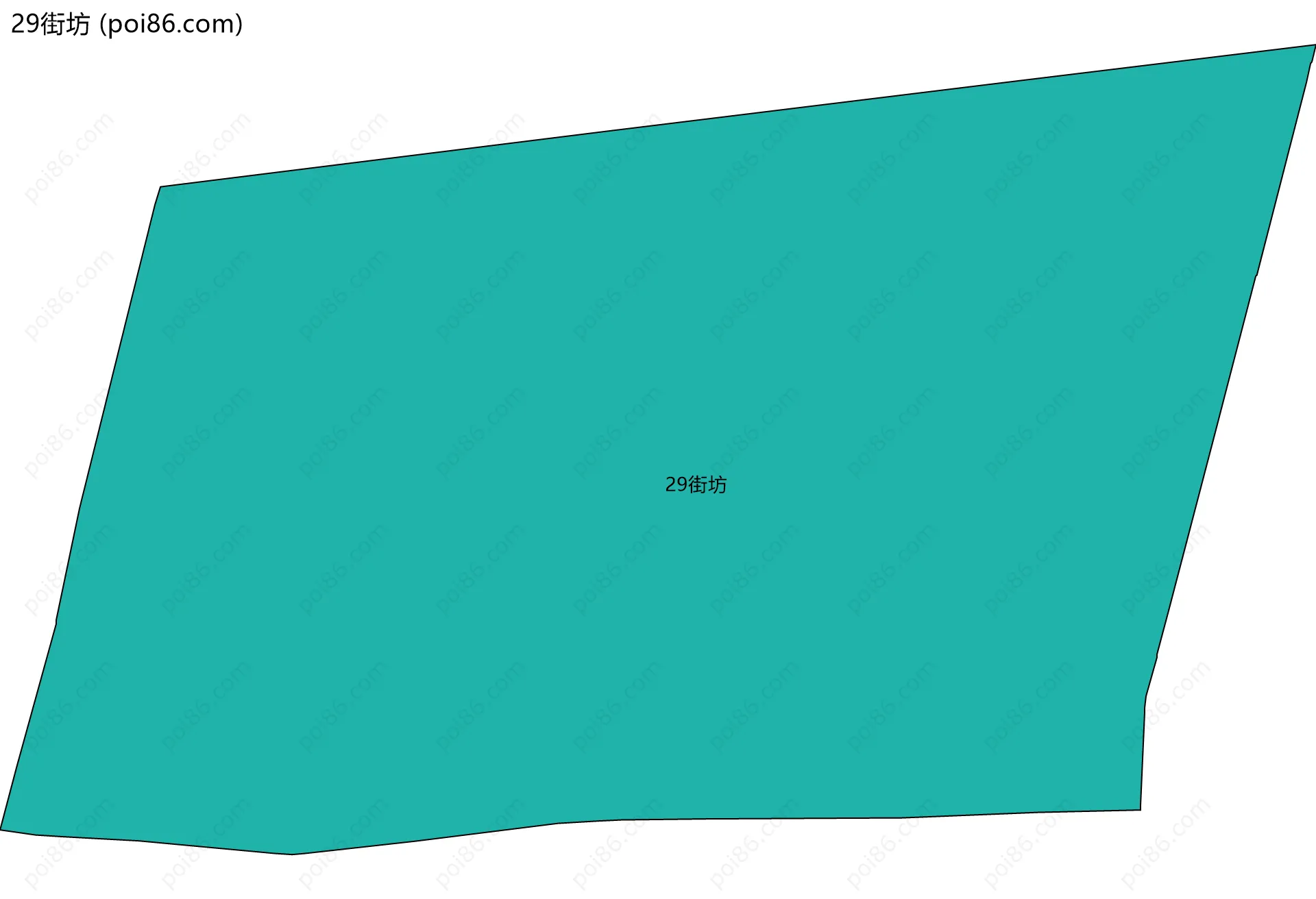 29街坊边界地图