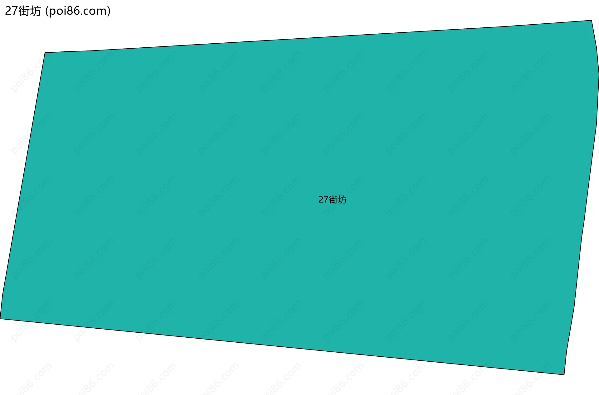 27街坊边界地图