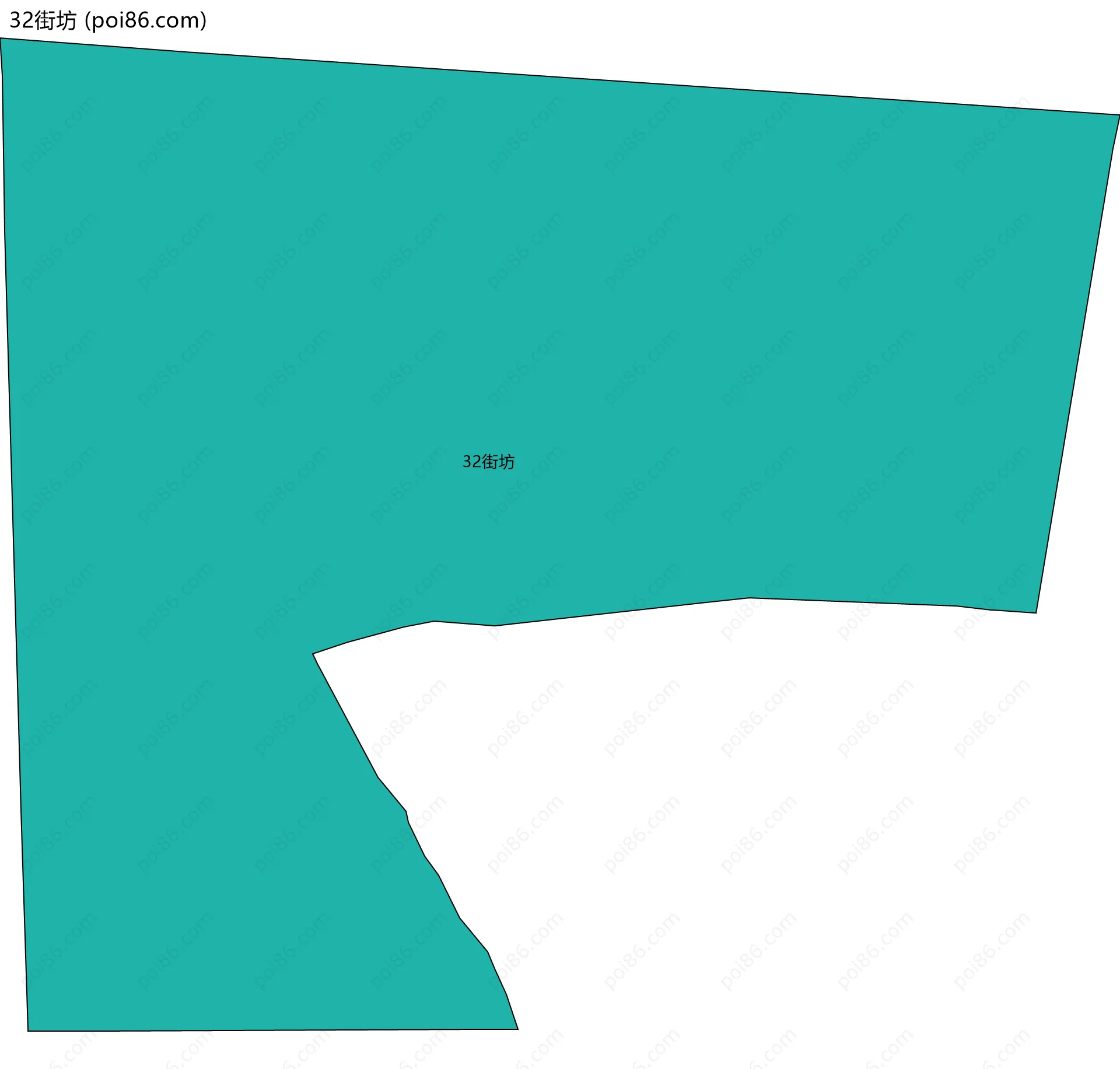 32街坊边界地图