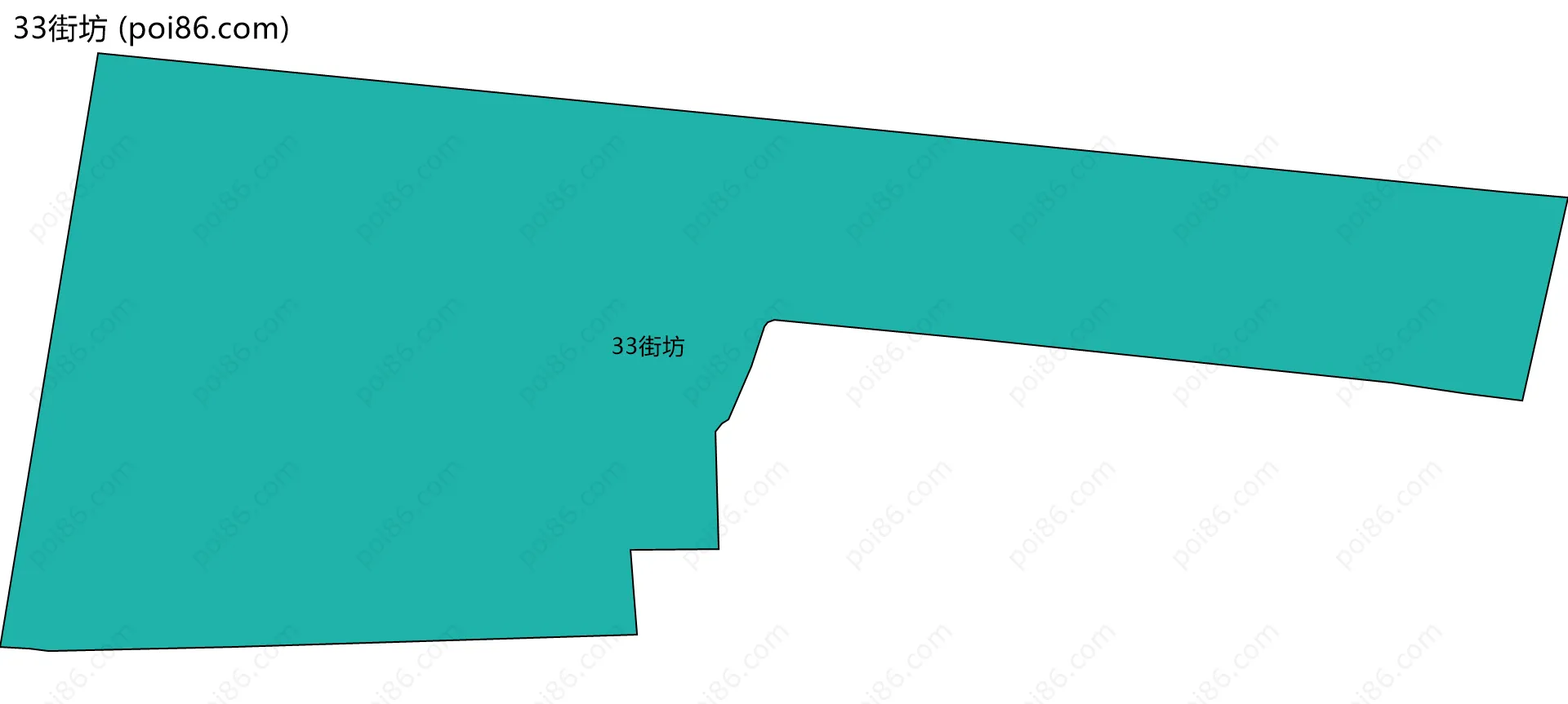 33街坊边界地图
