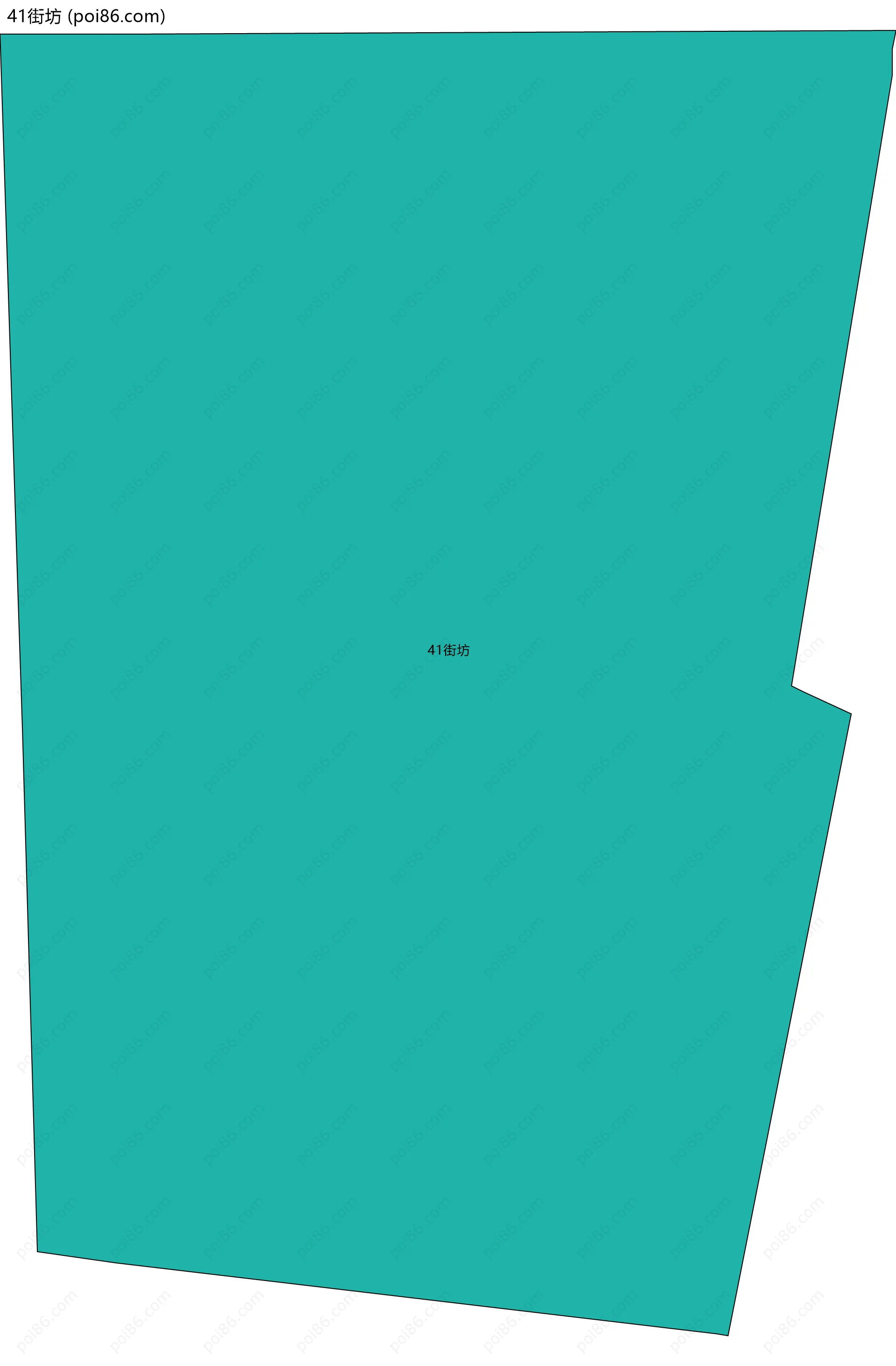 41街坊边界地图