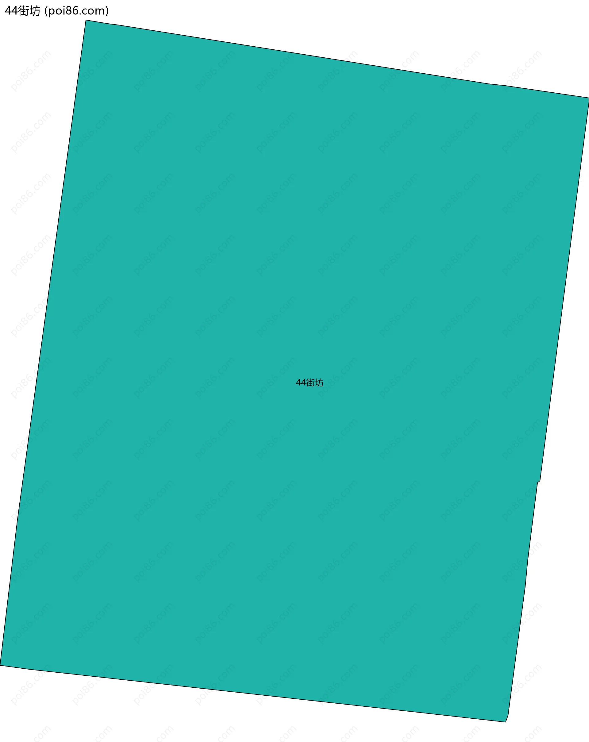 44街坊边界地图