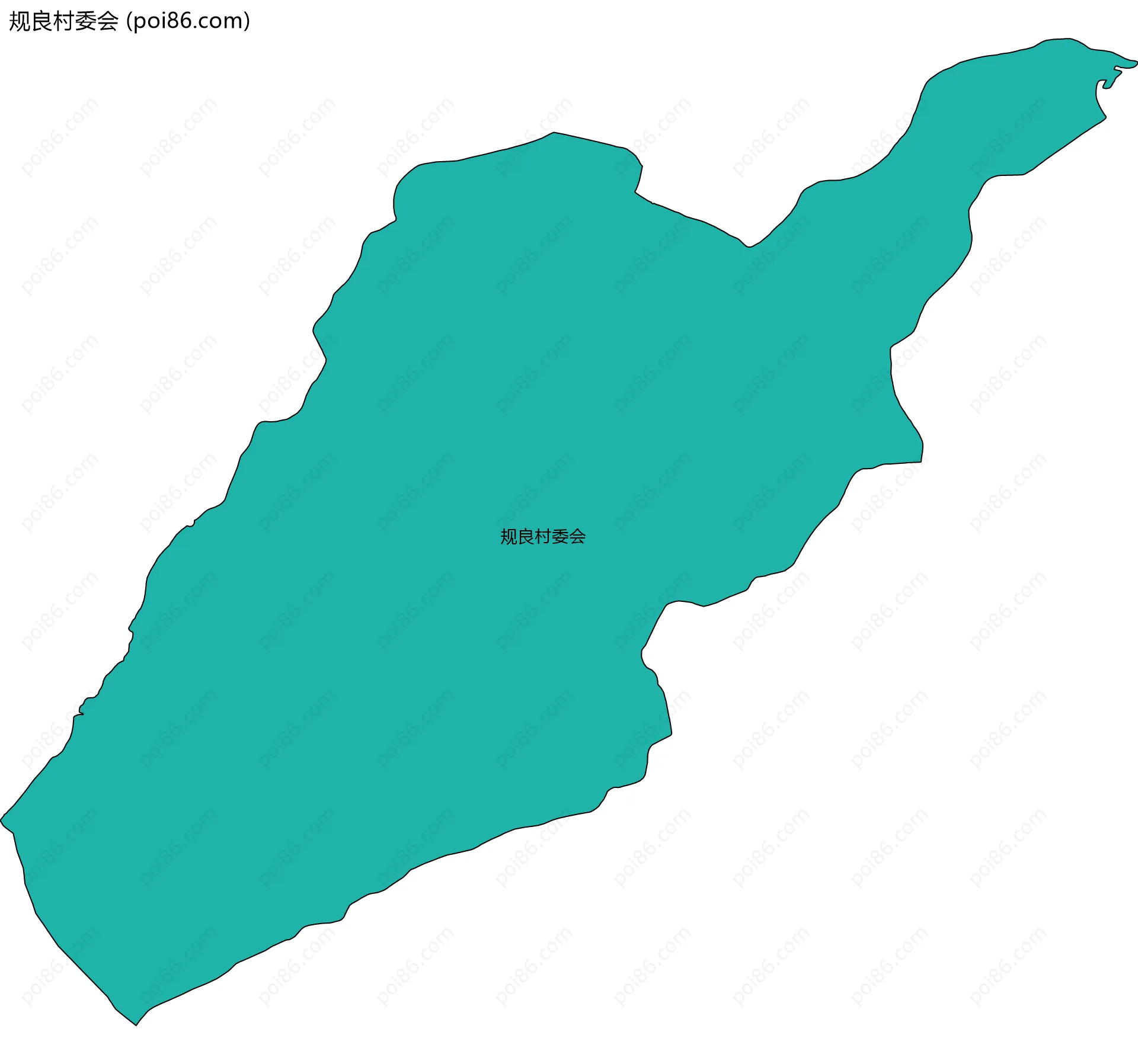 规良村委会边界地图