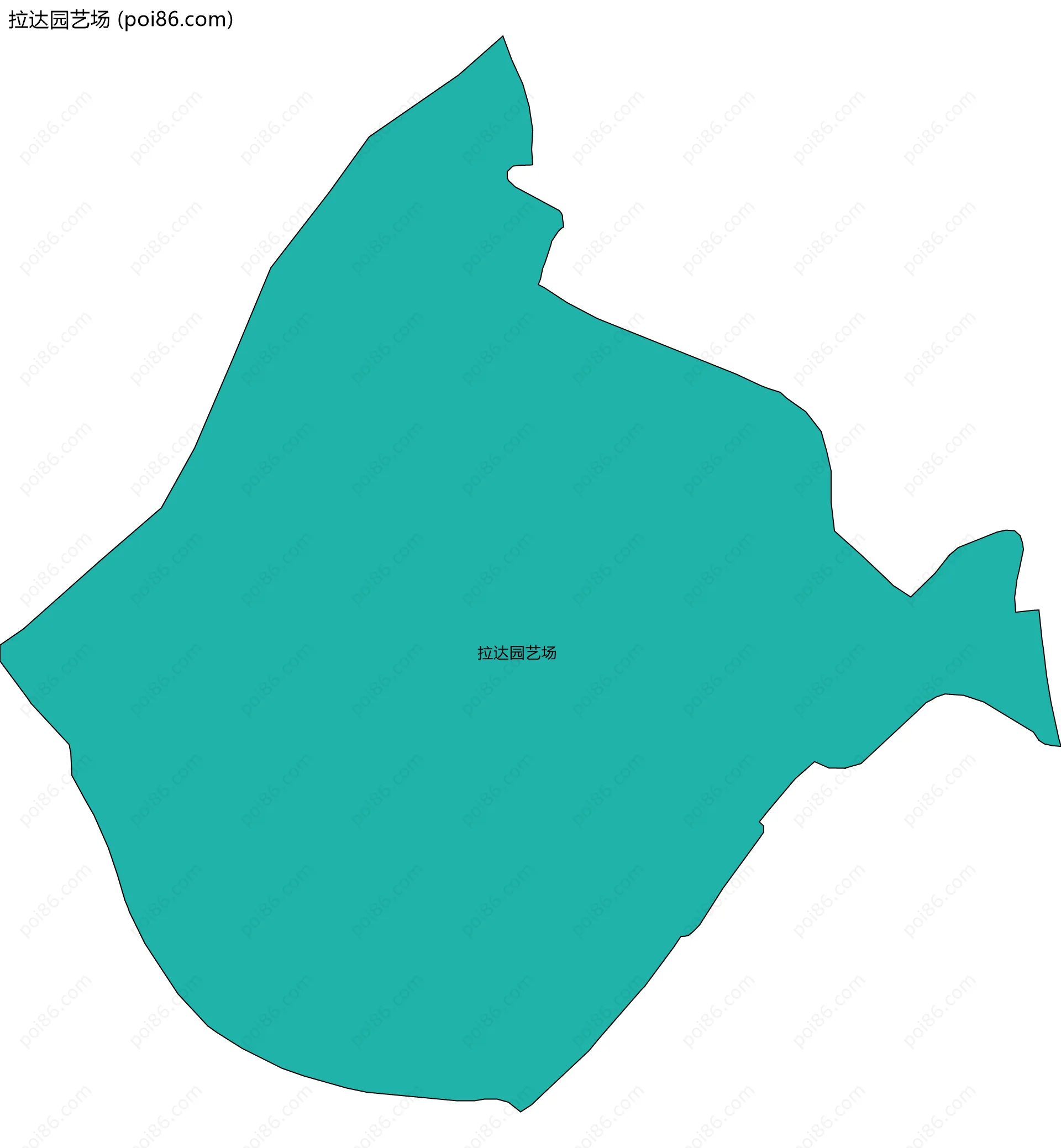 拉达园艺场边界地图