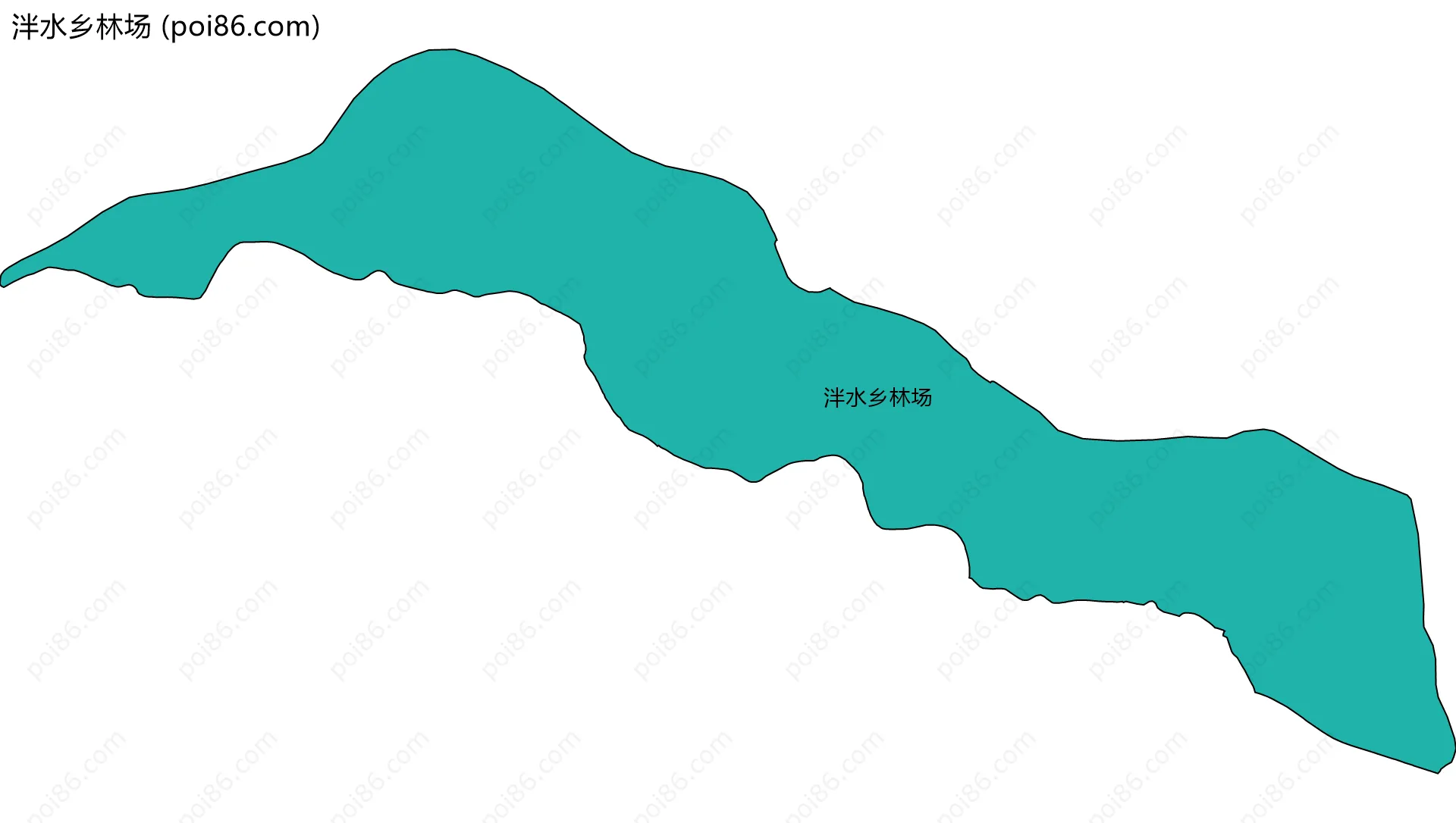 泮水乡林场边界地图