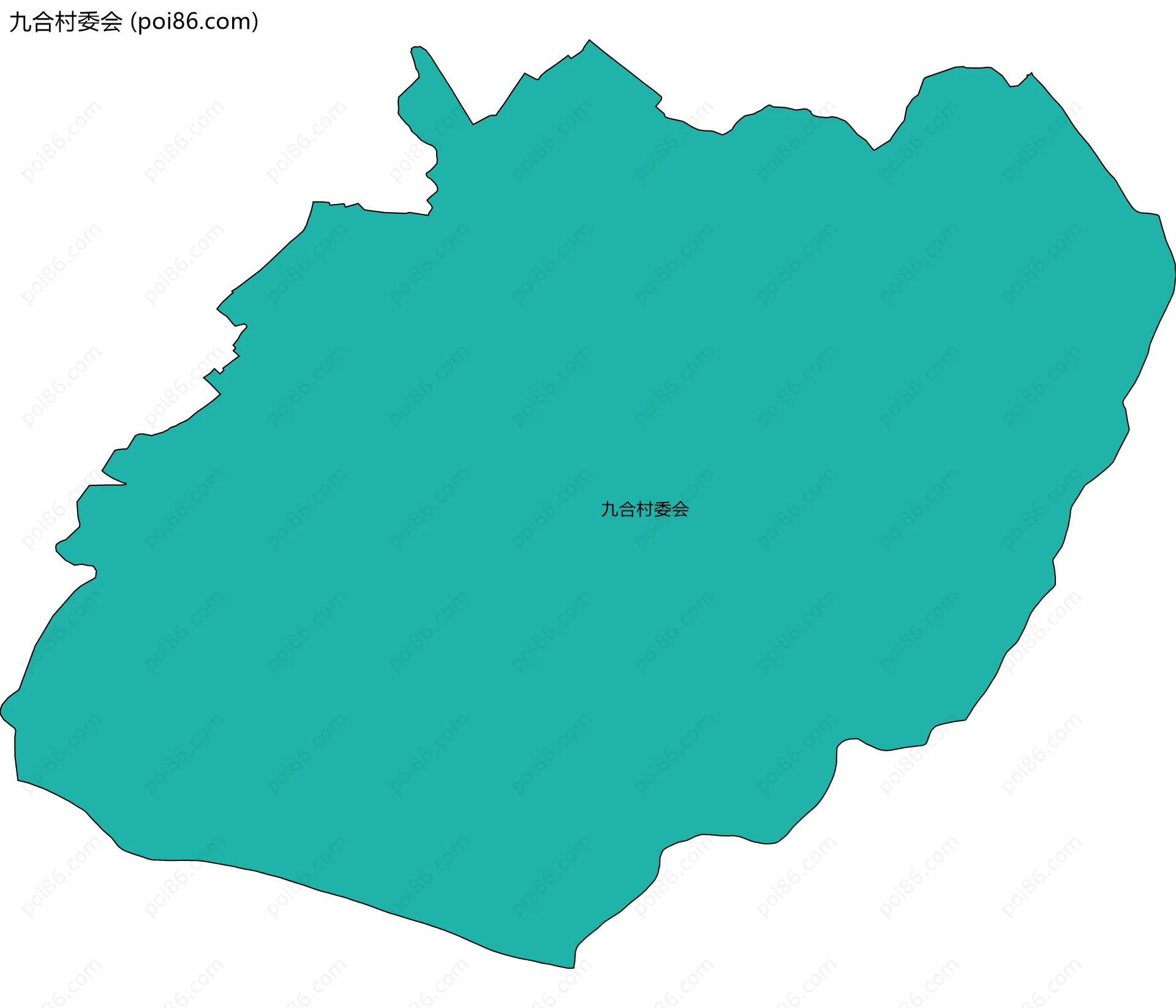 九合村委会边界地图