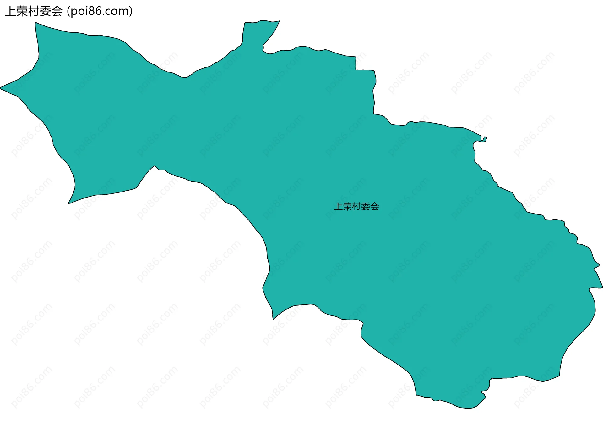 上荣村委会边界地图