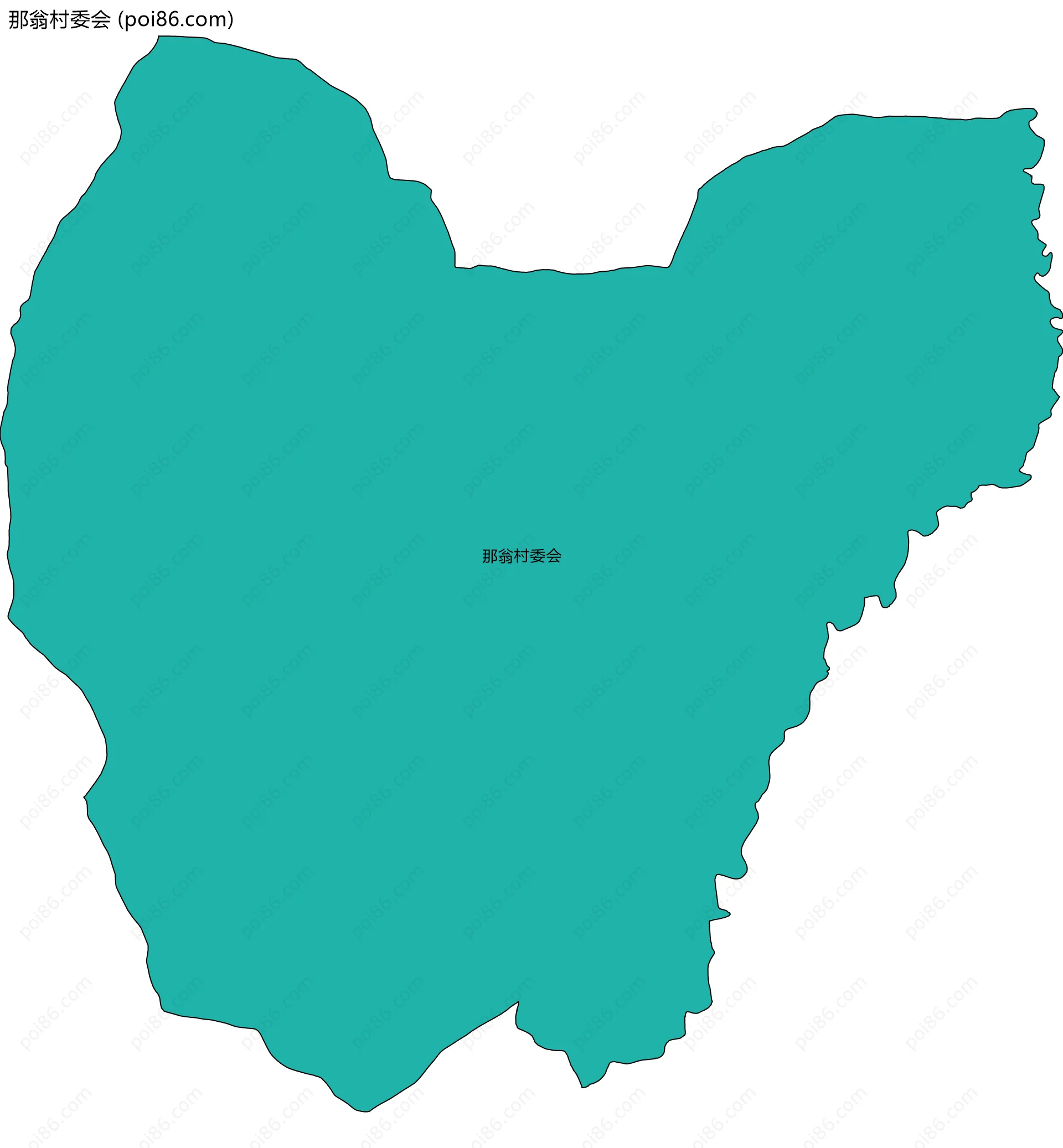 那翁村委会边界地图