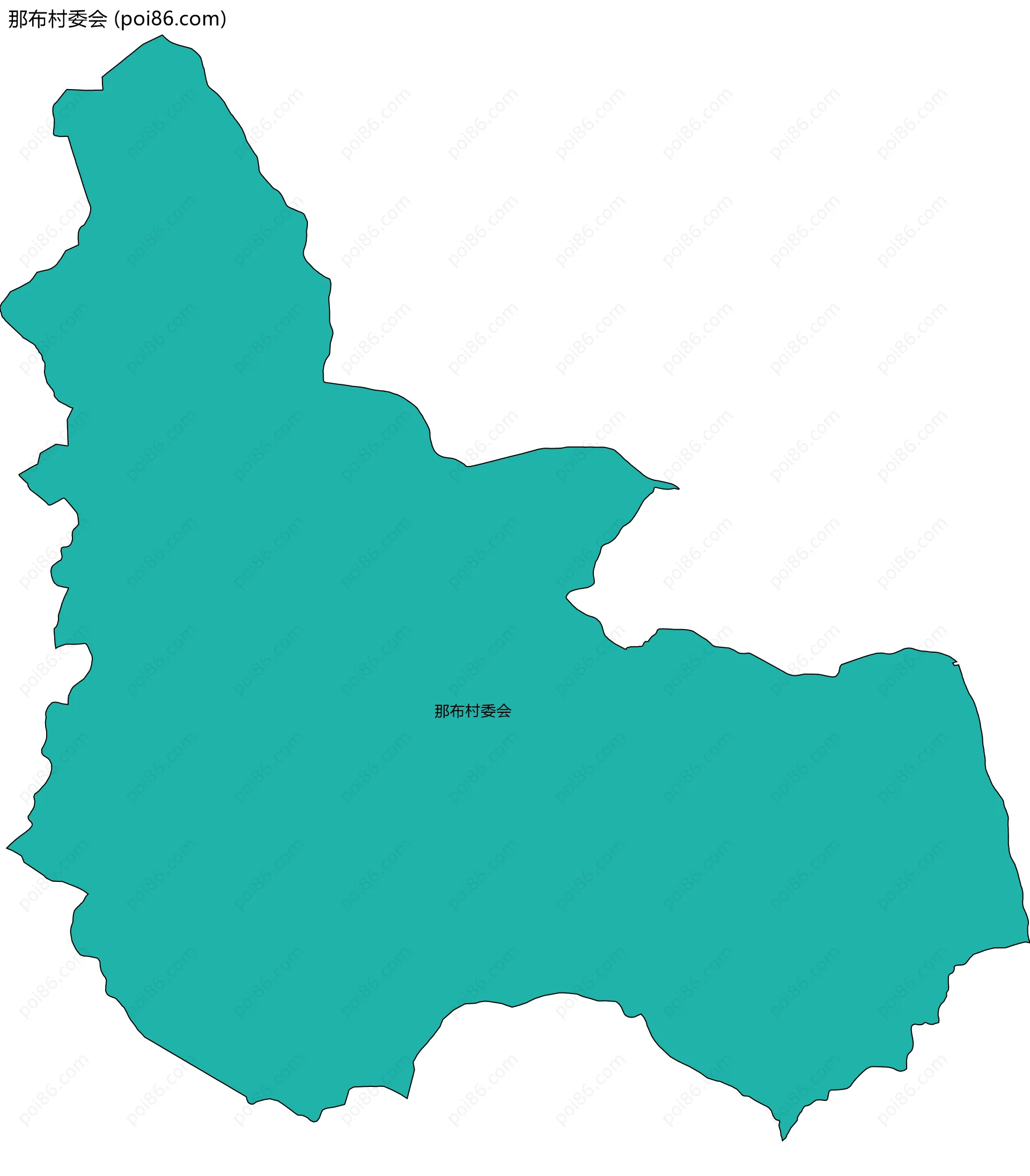 那布村委会边界地图