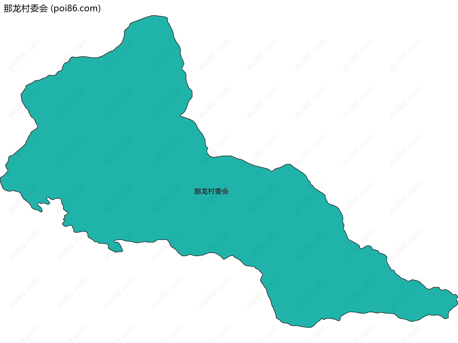 那龙村委会边界地图