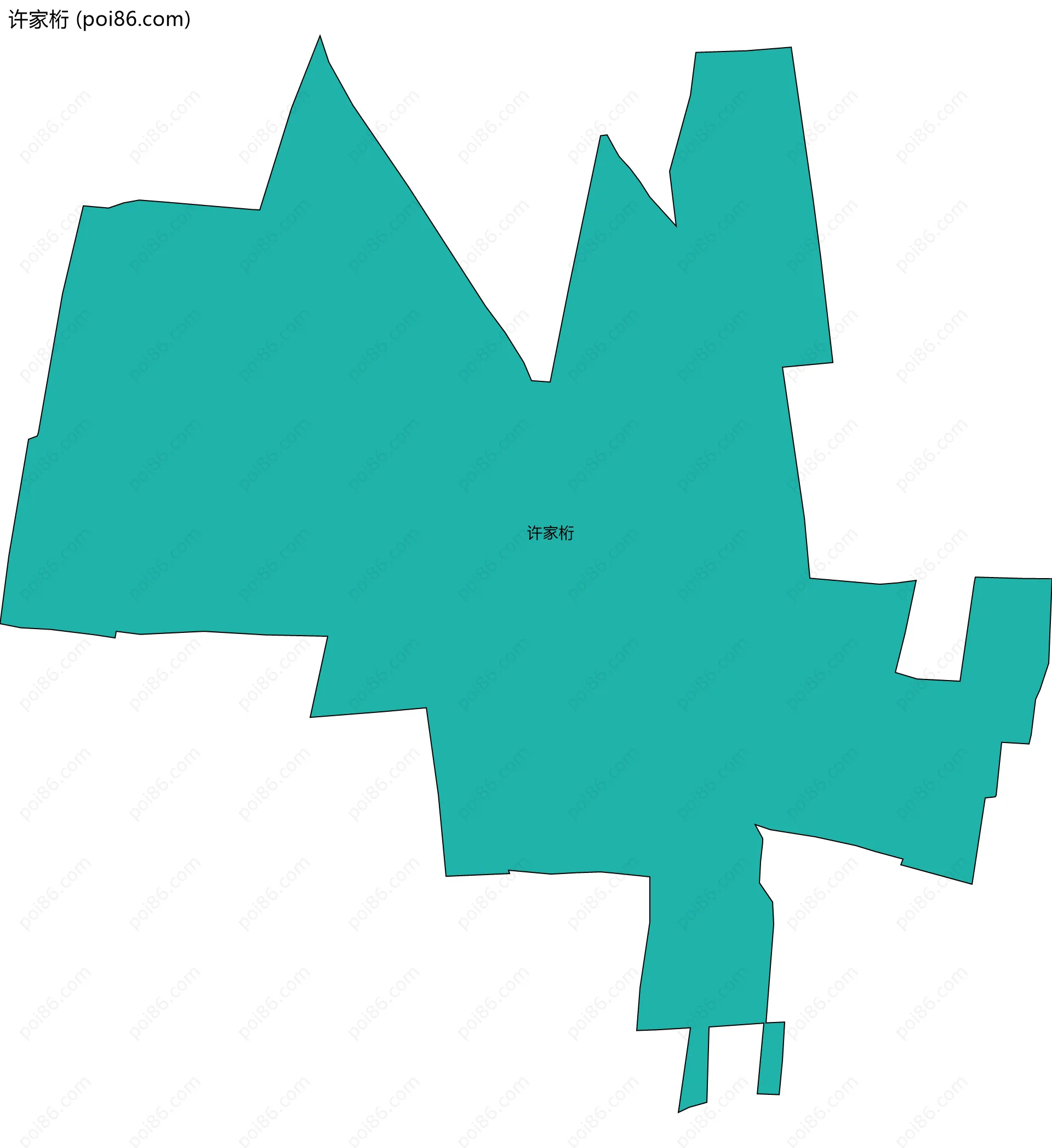 许家桁边界地图