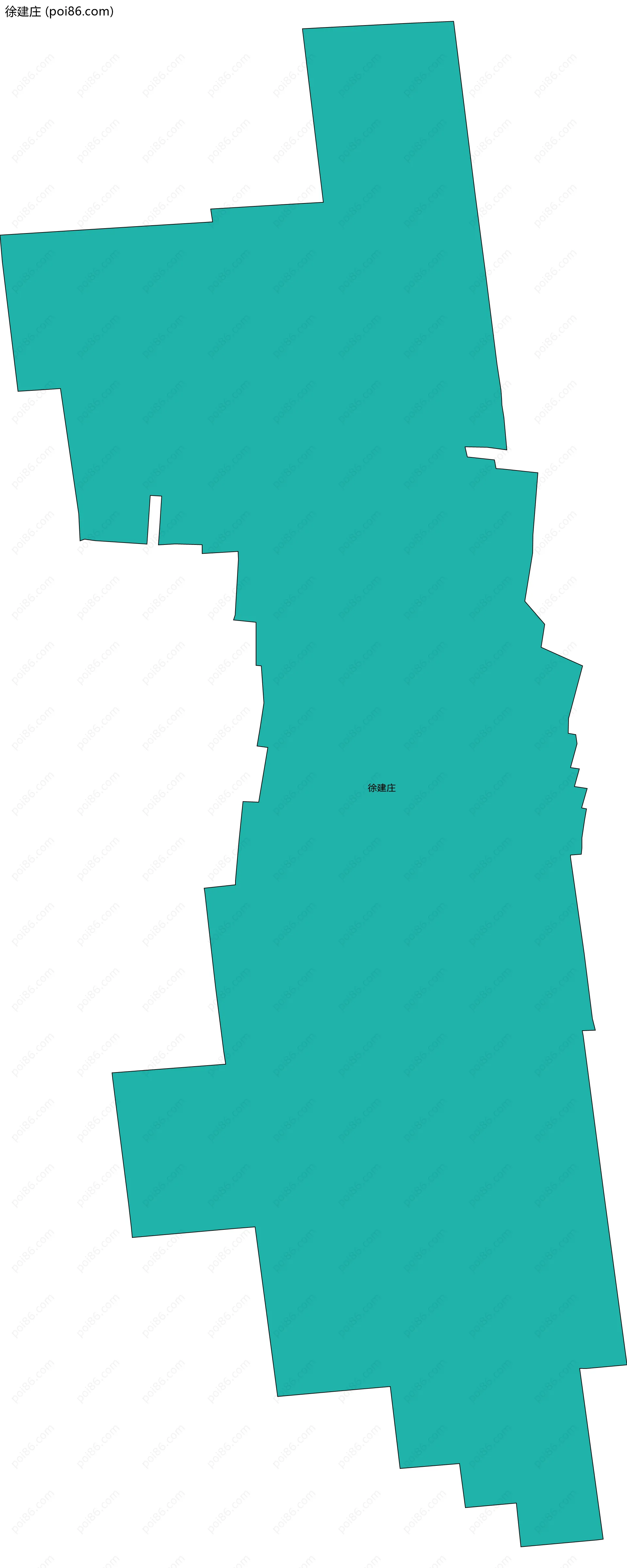 徐建庄边界地图