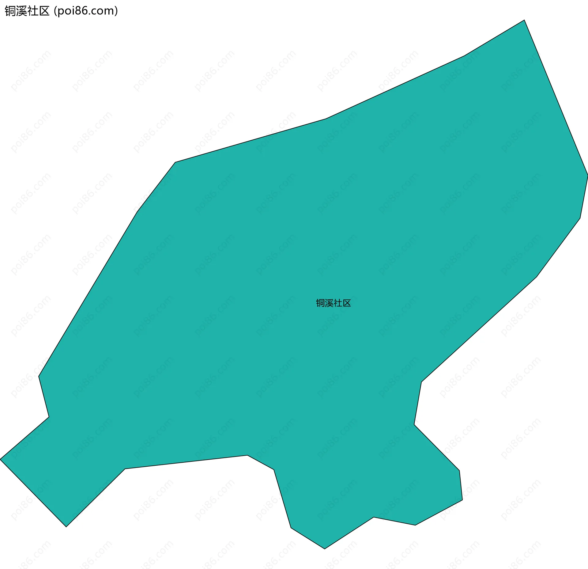 铜溪社区边界地图