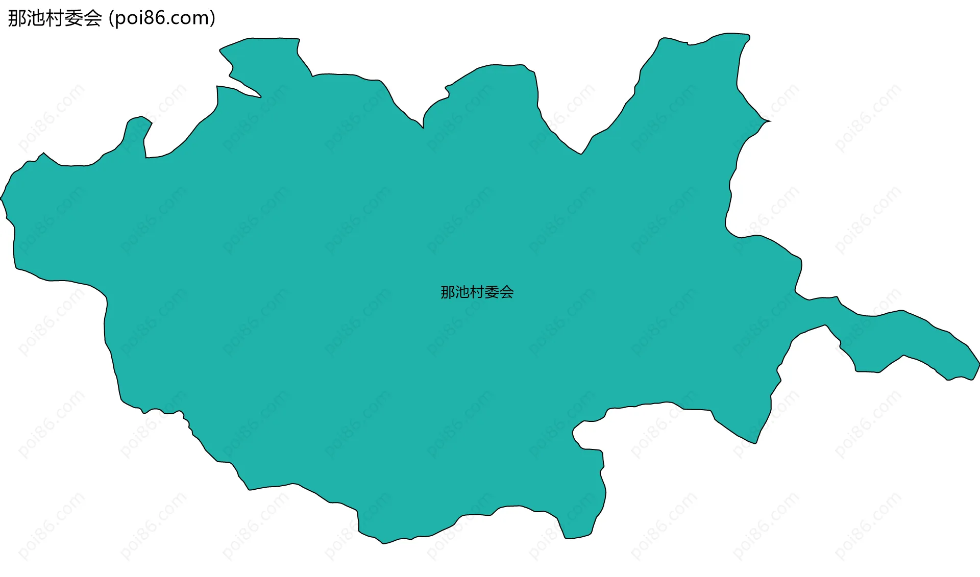 那池村委会边界地图