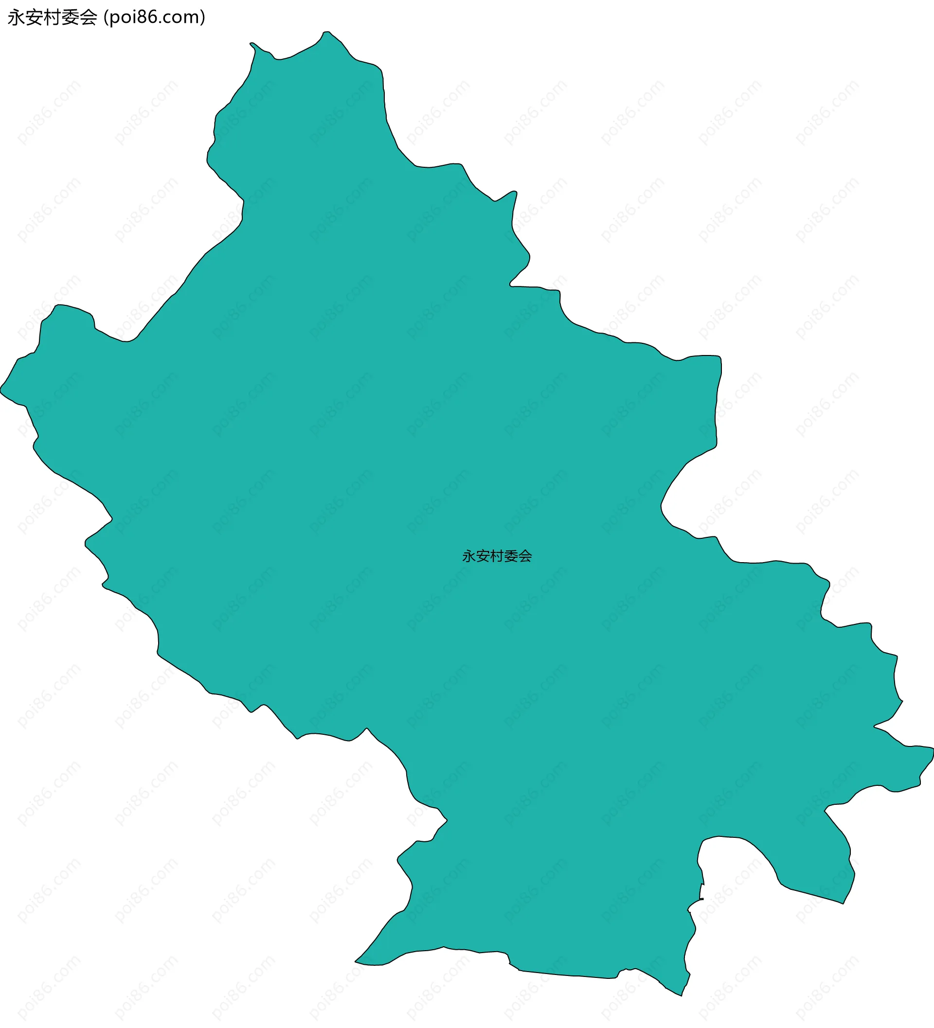 永安村委会边界地图