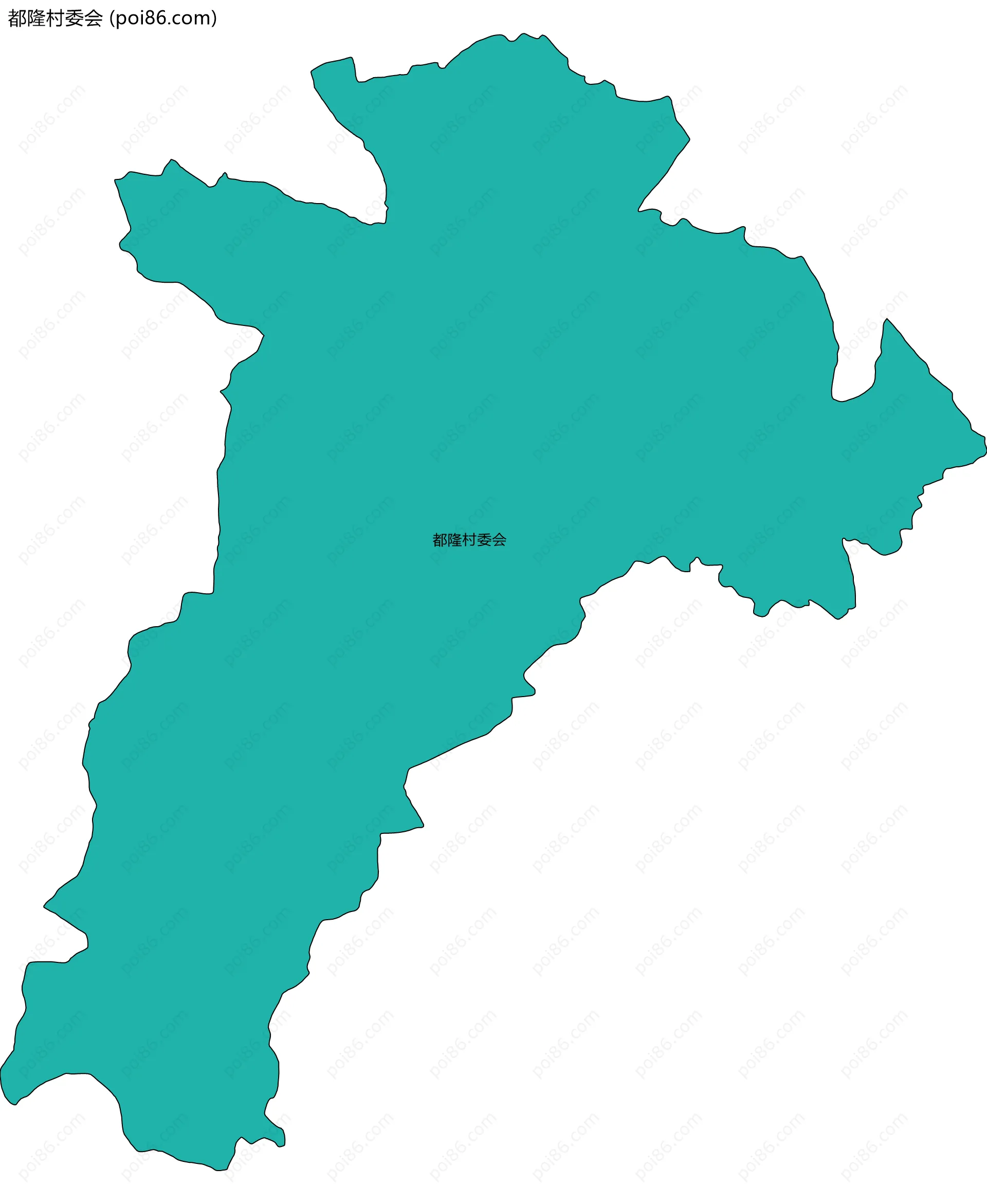 都隆村委会边界地图