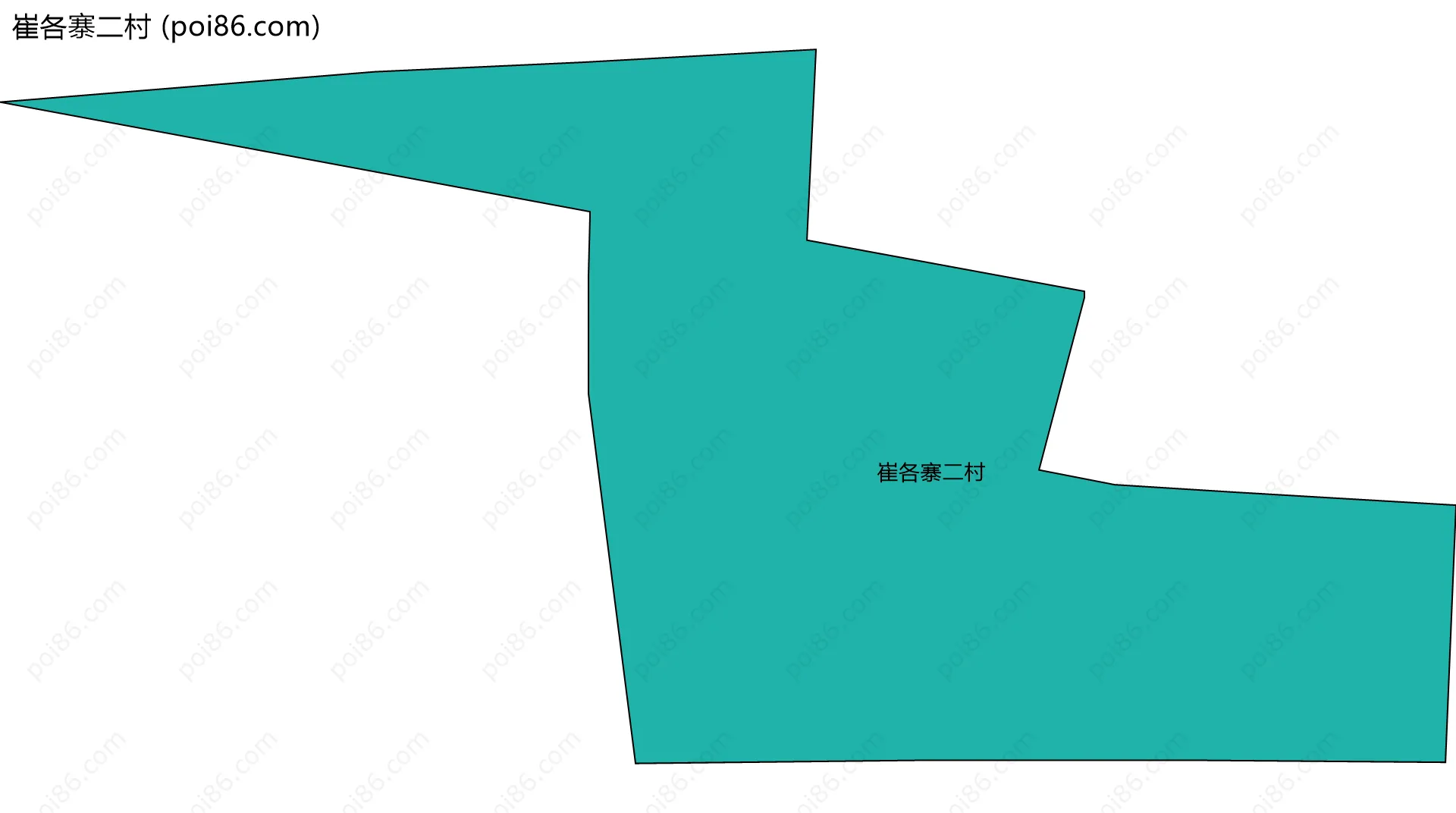 崔各寨二村边界地图