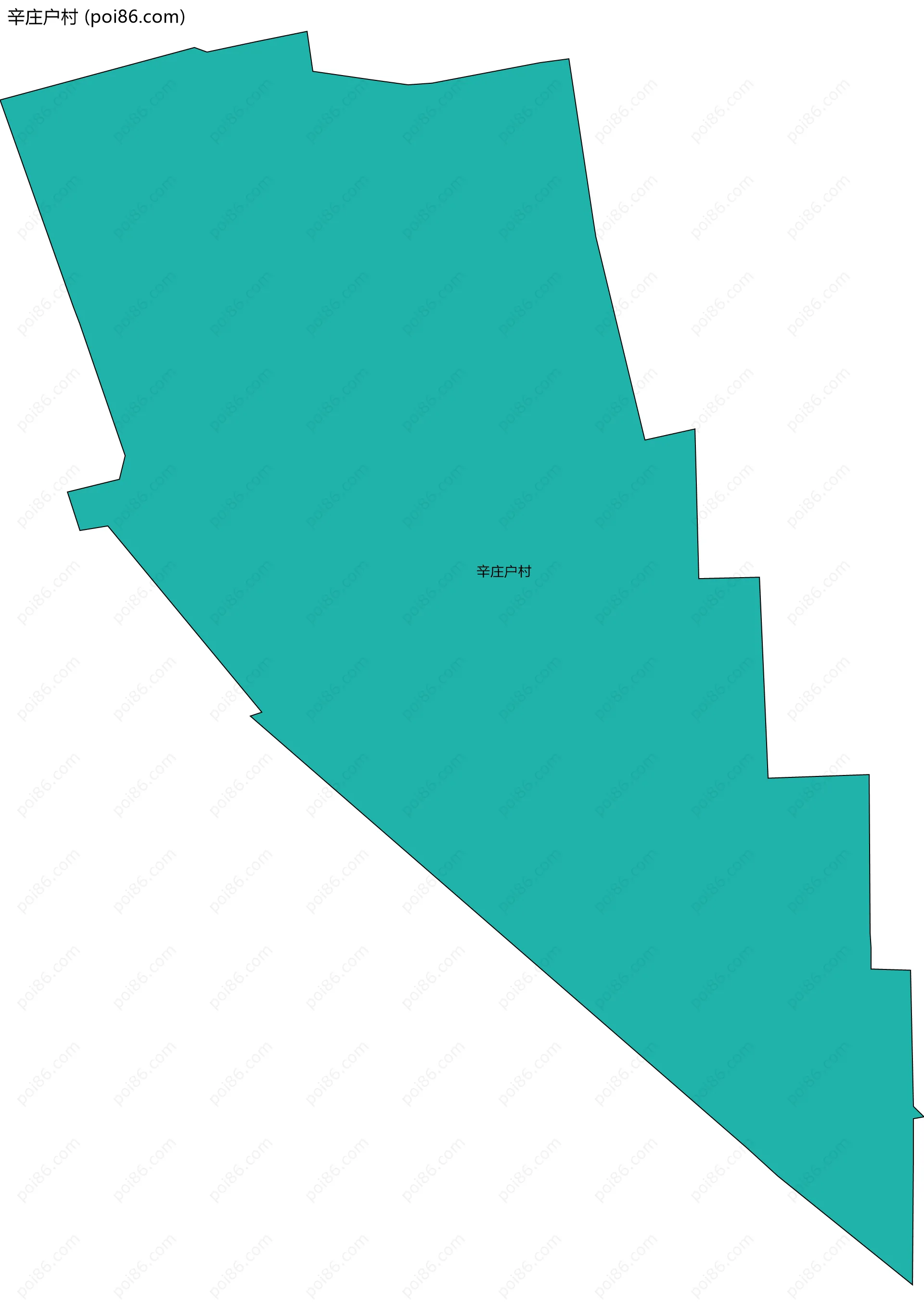 辛庄户村边界地图