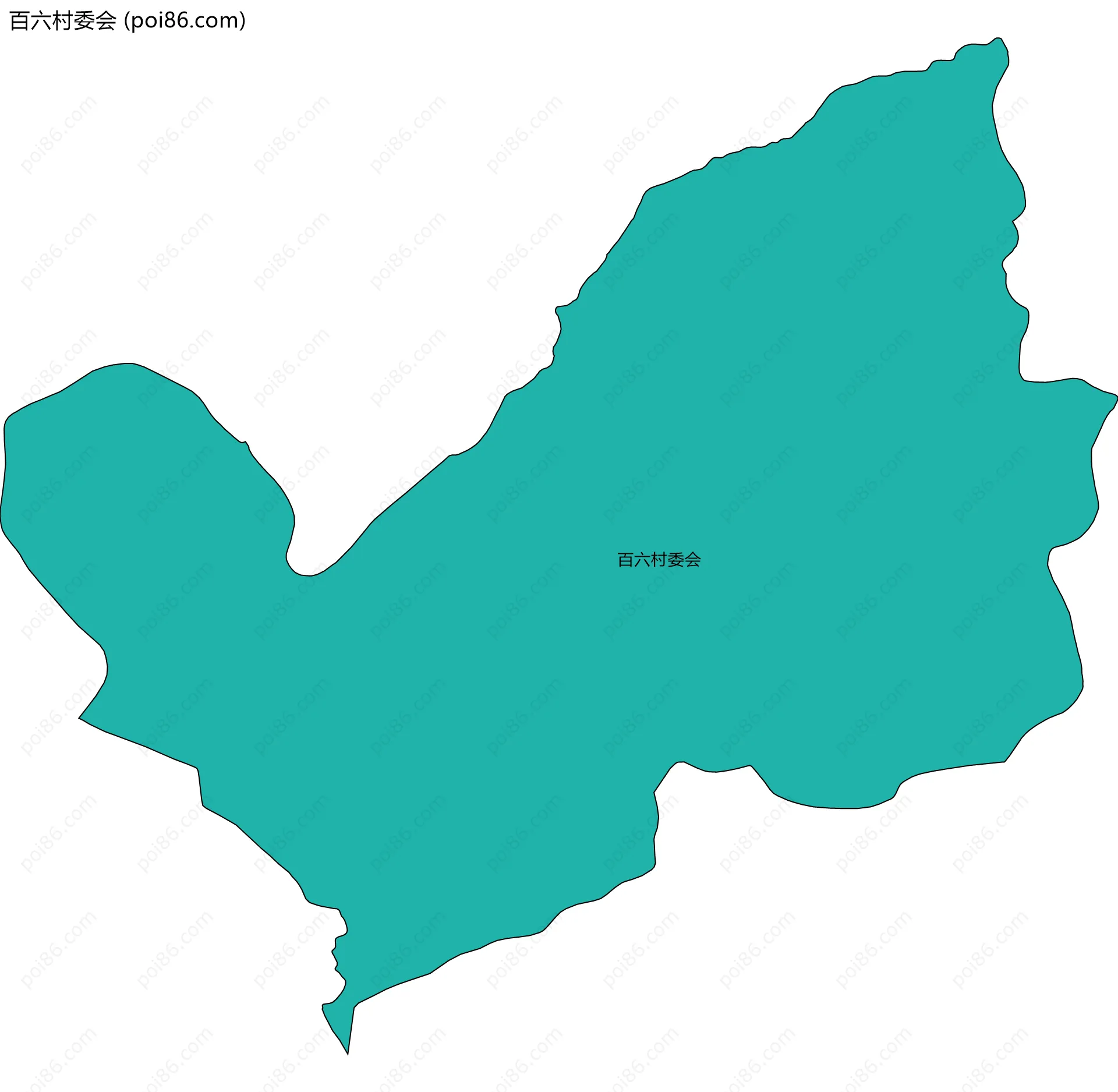 百六村委会边界地图