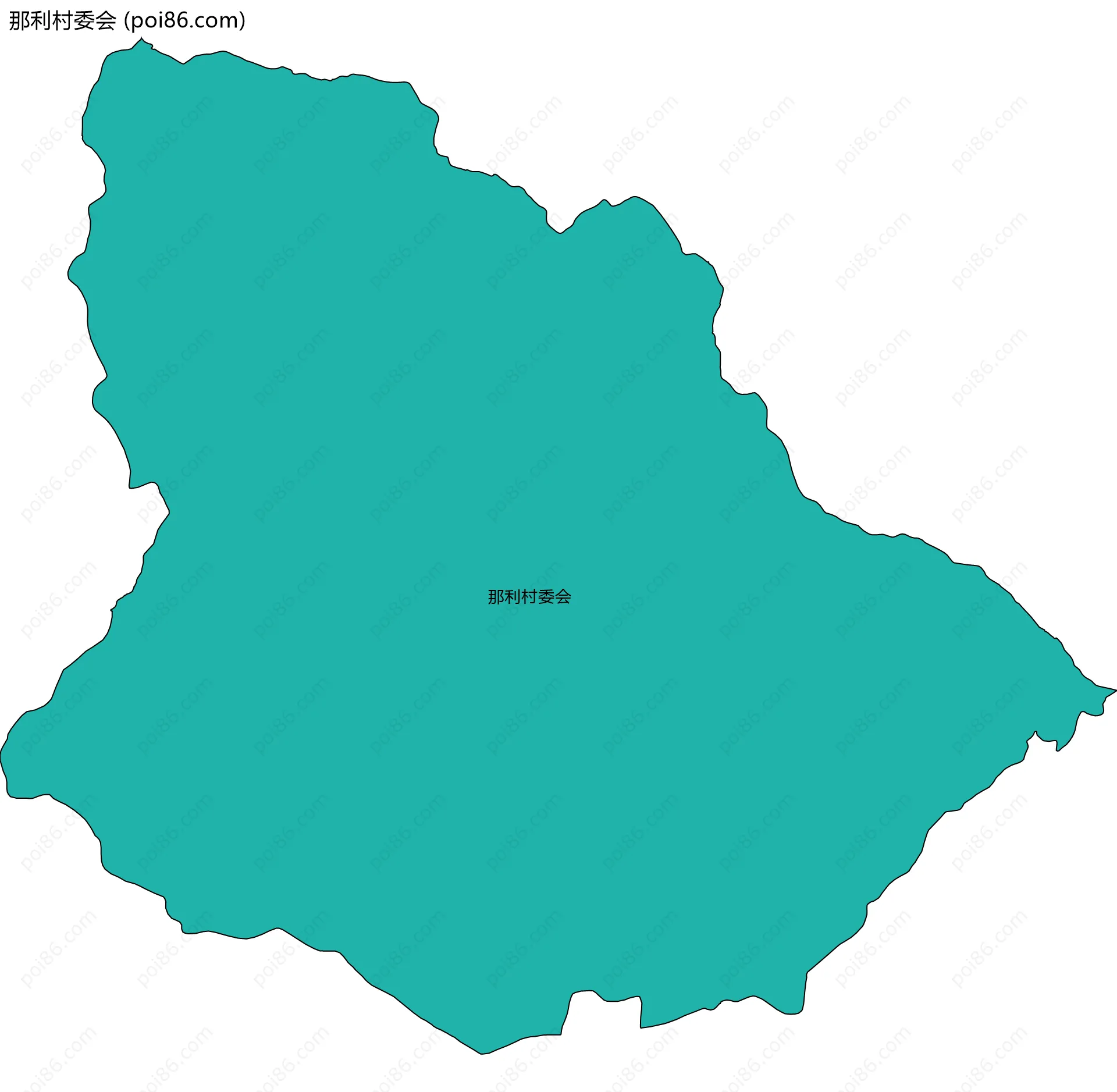 那利村委会边界地图