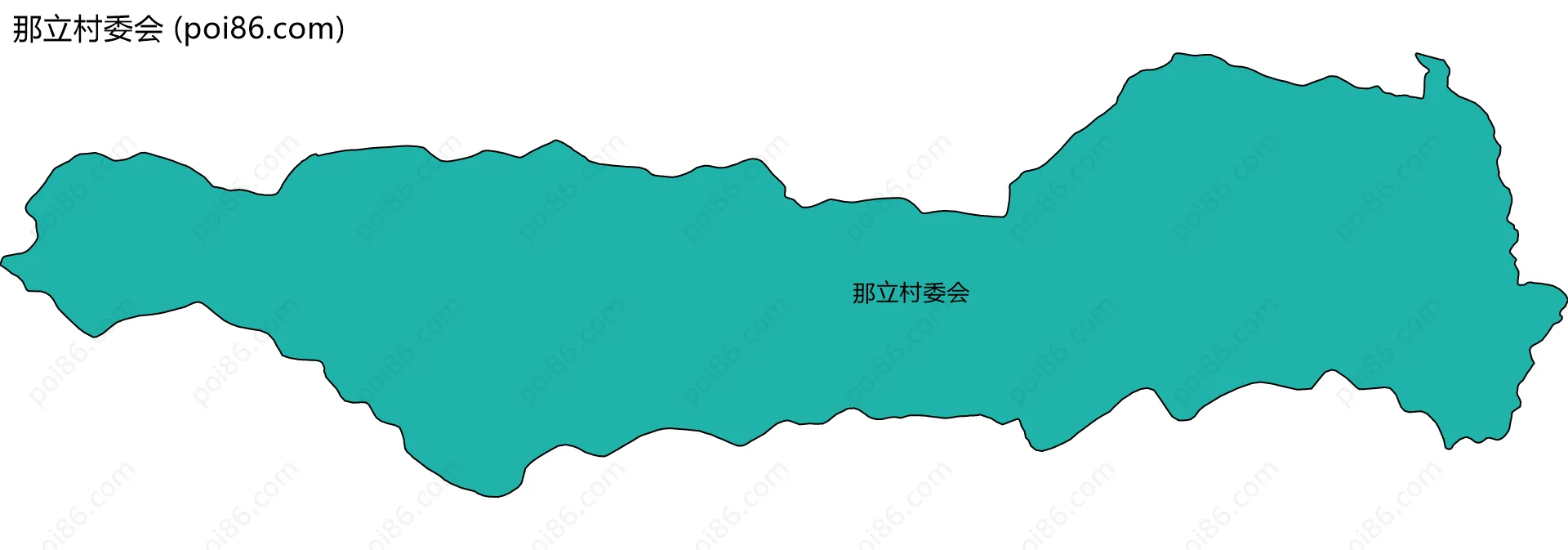 那立村委会边界地图