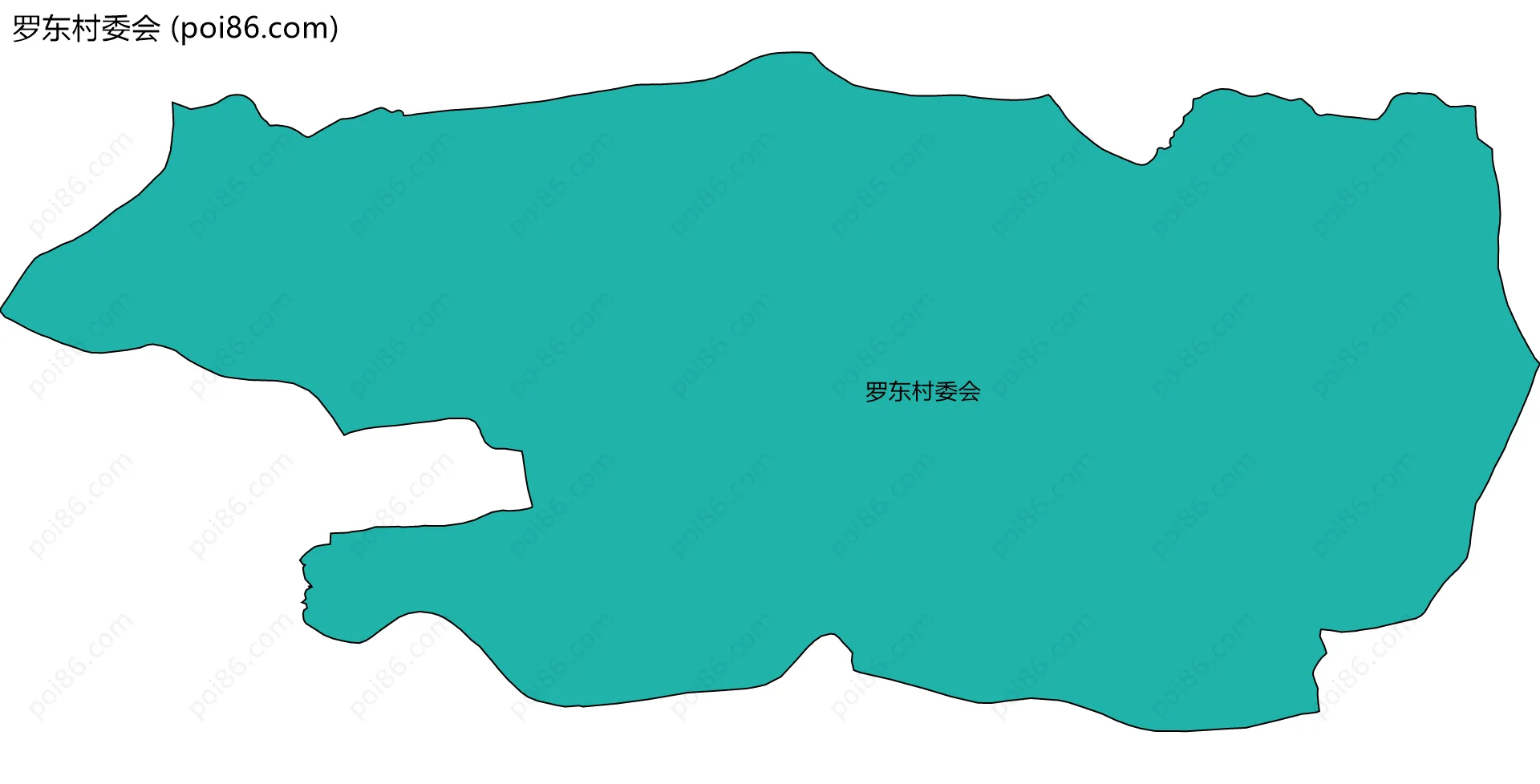 罗东村委会边界地图