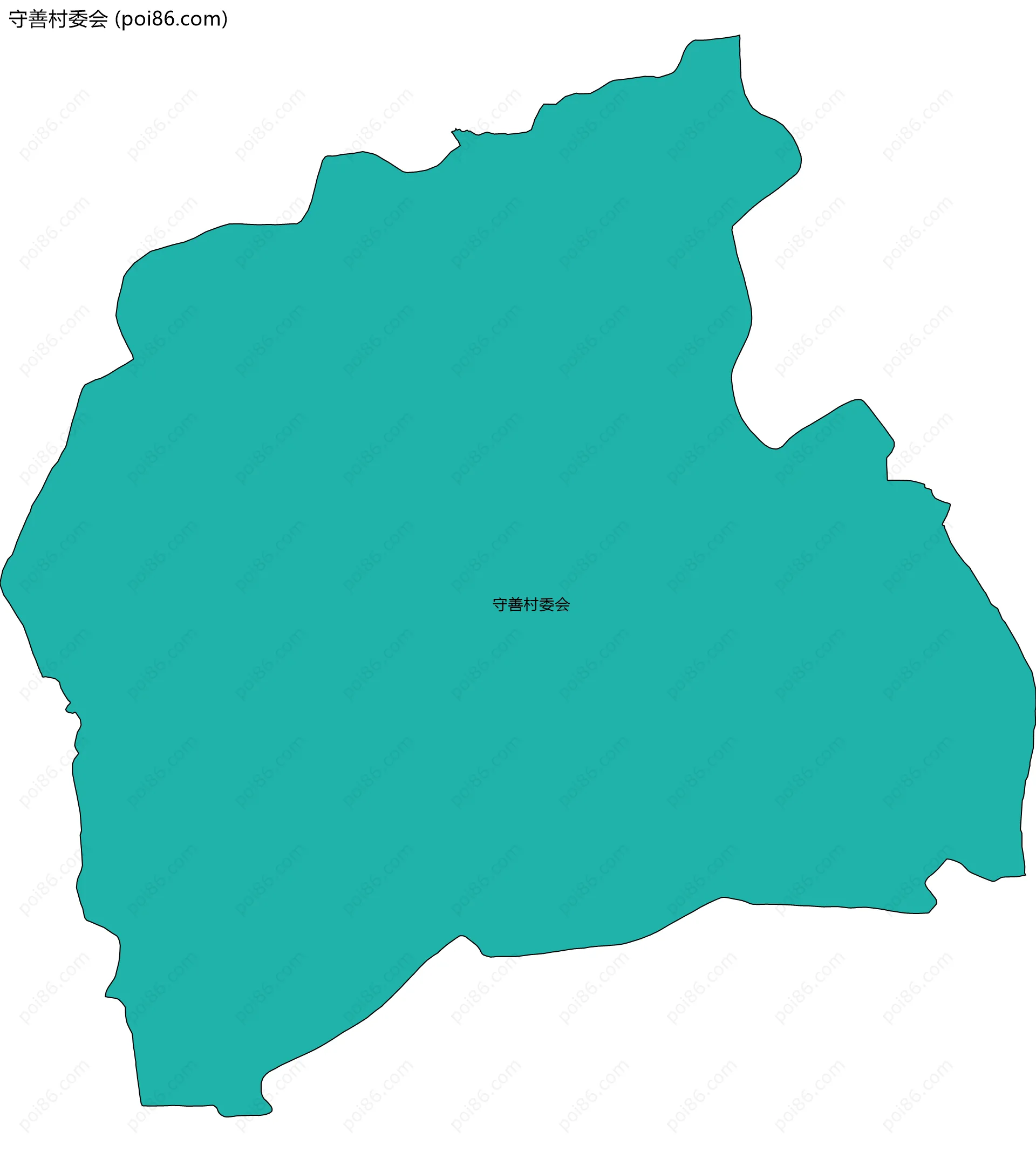 守善村委会边界地图