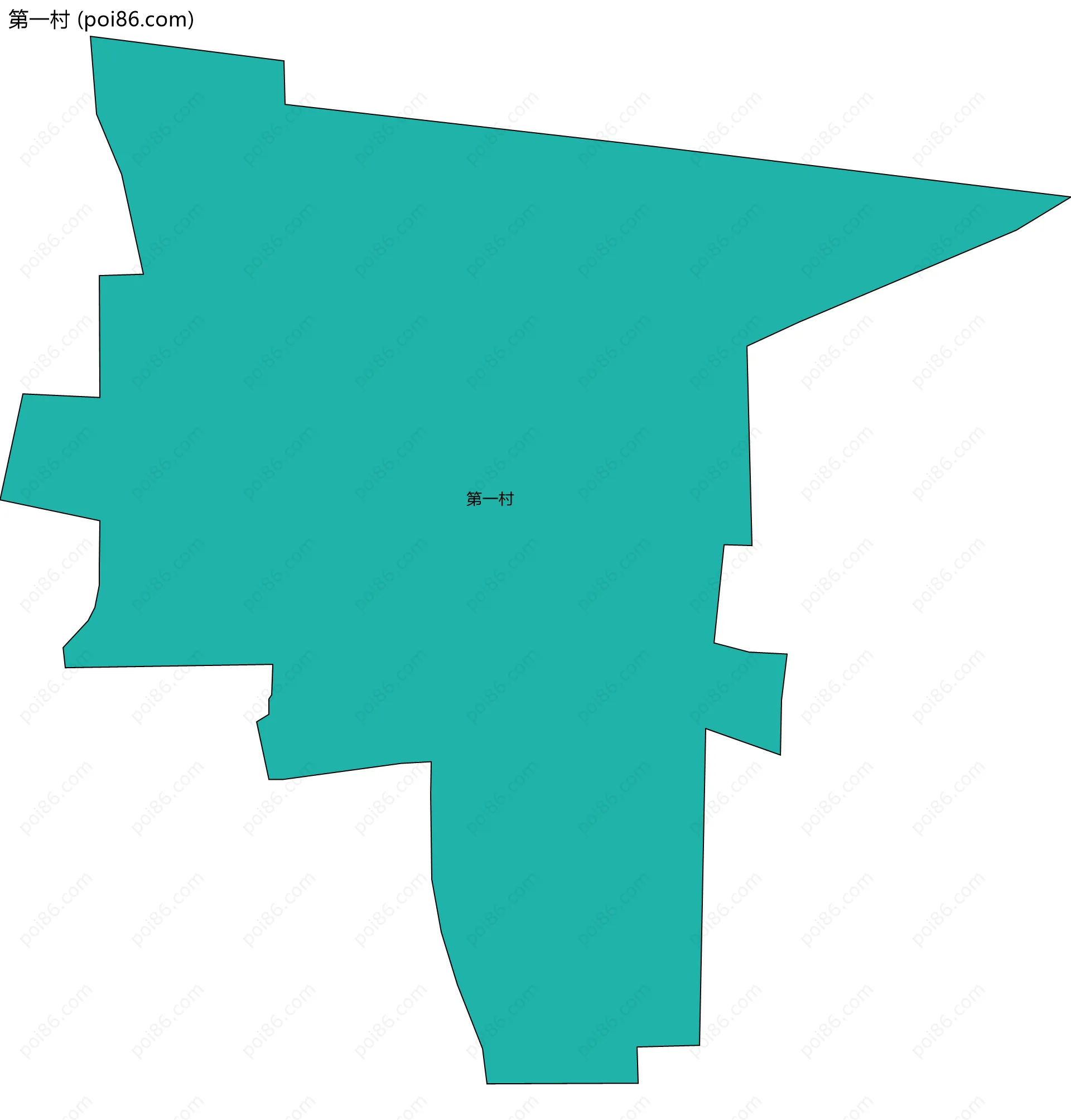 第一村边界地图