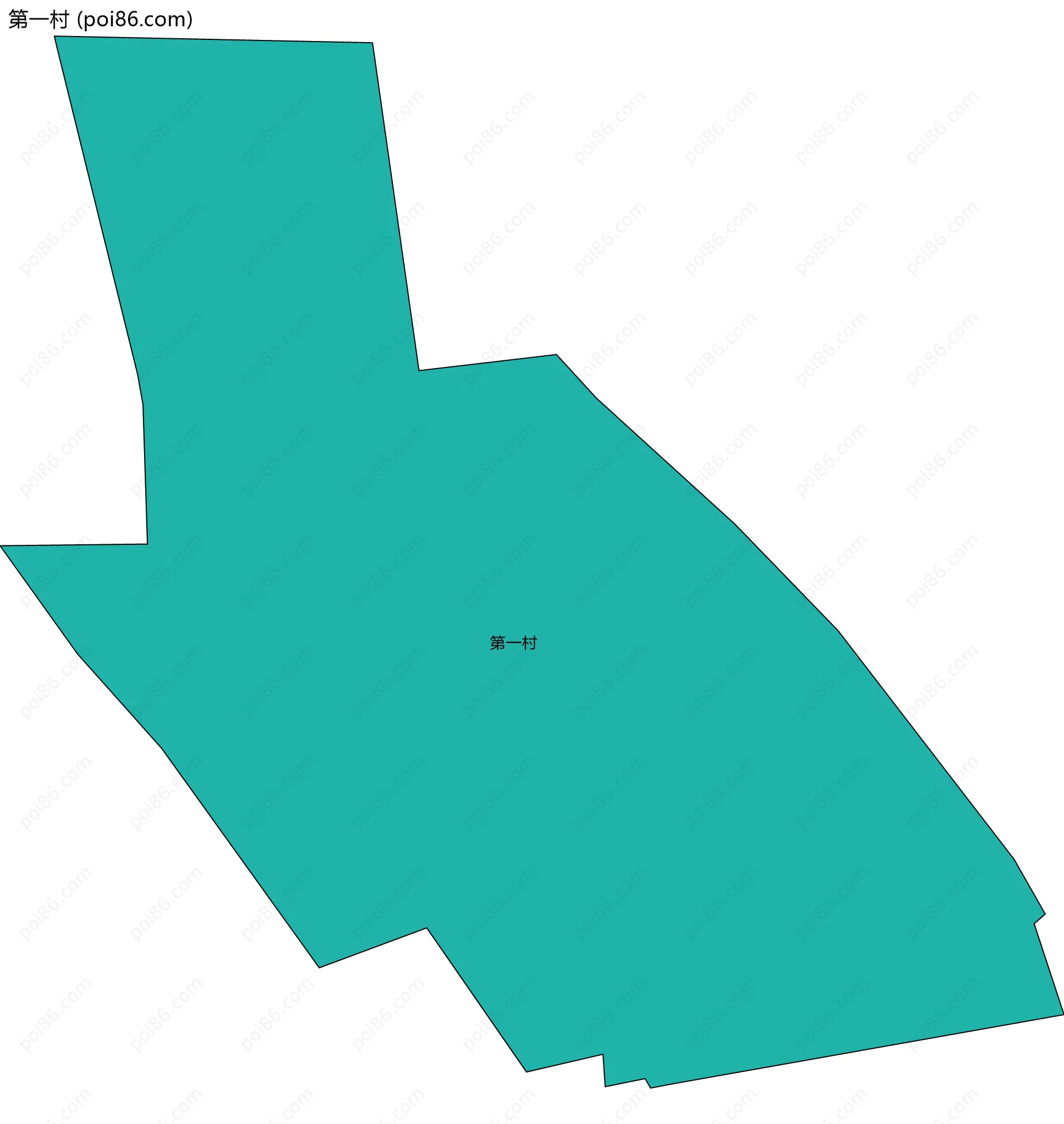 第一村边界地图