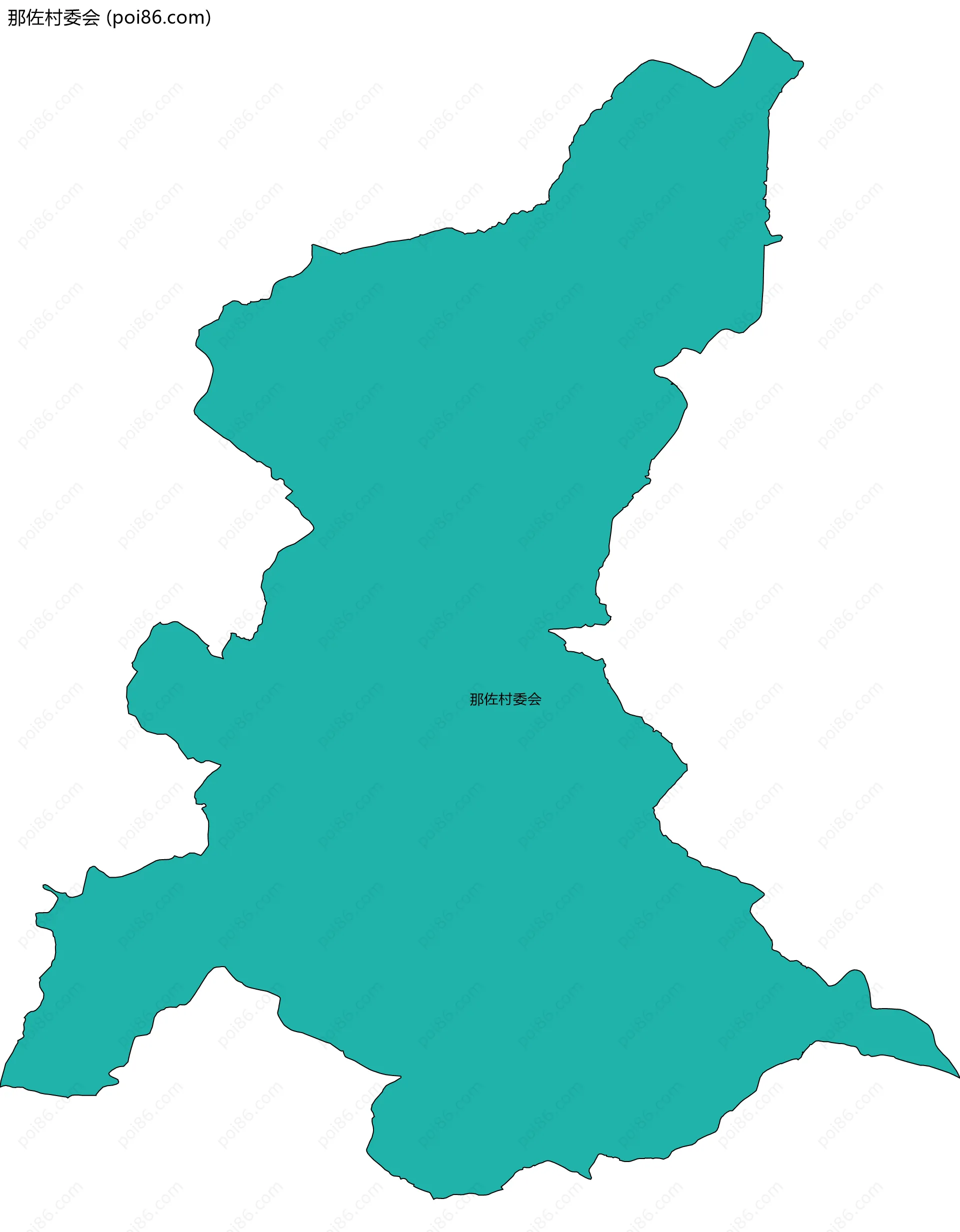 那佐村委会边界地图