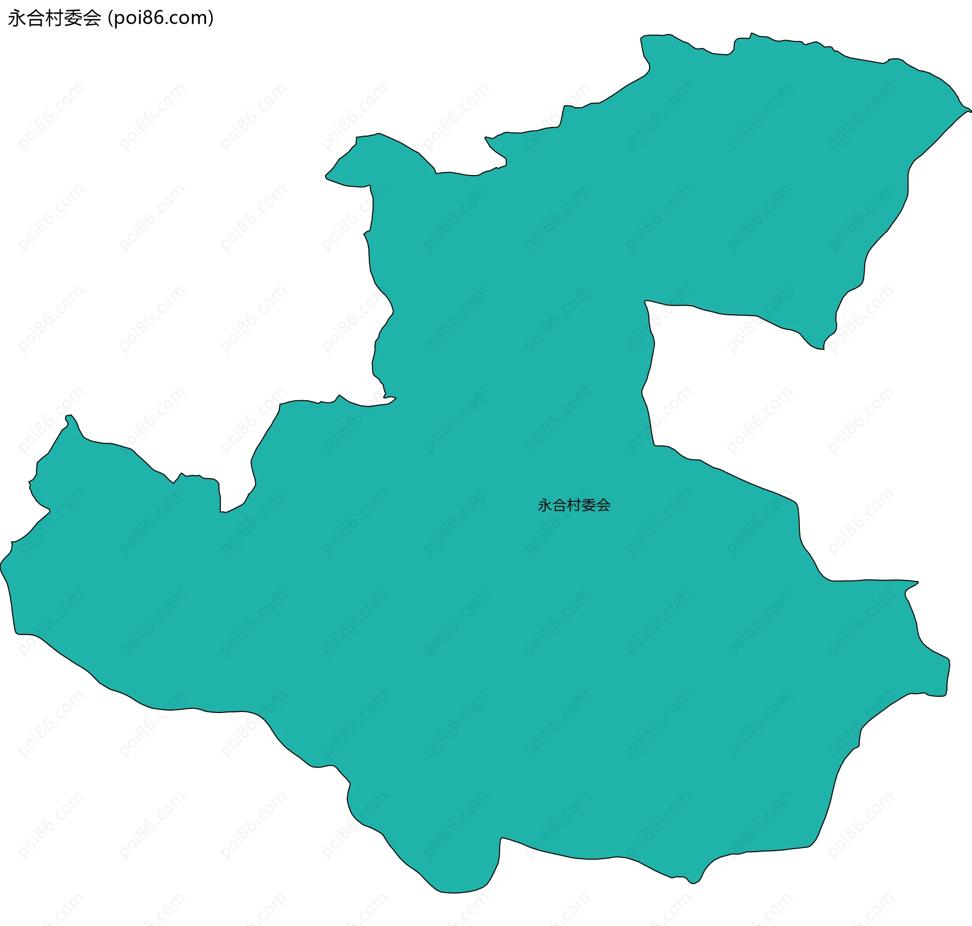 永合村委会边界地图