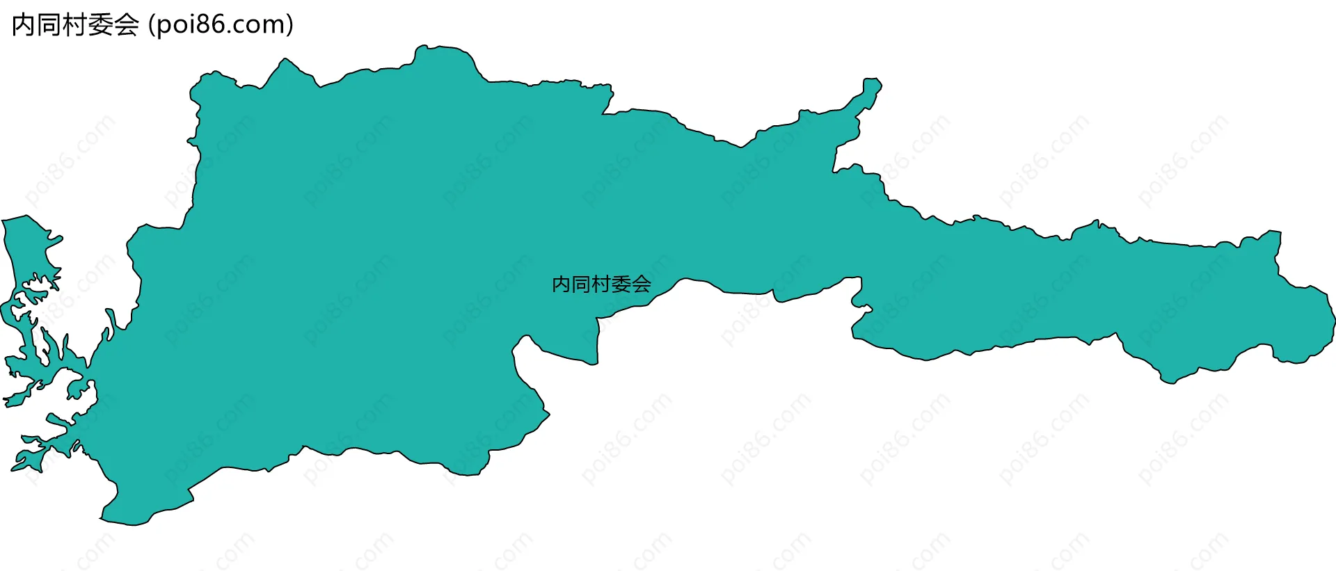 内同村委会边界地图