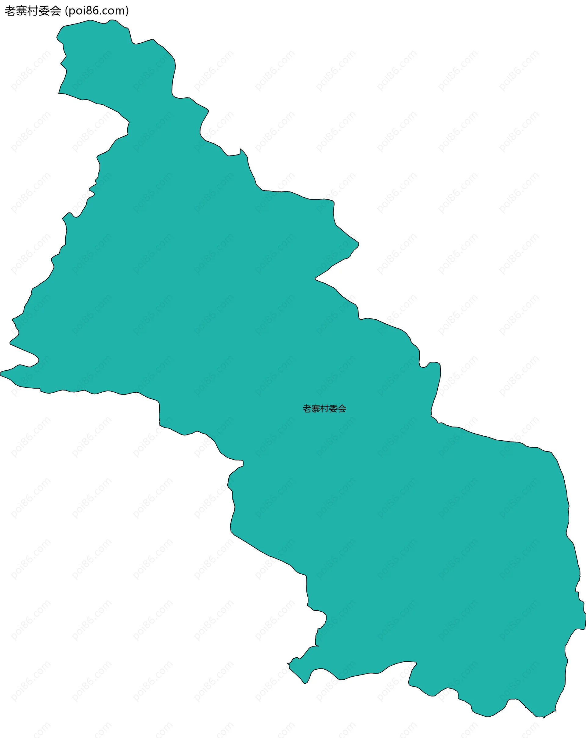 老寨村委会边界地图
