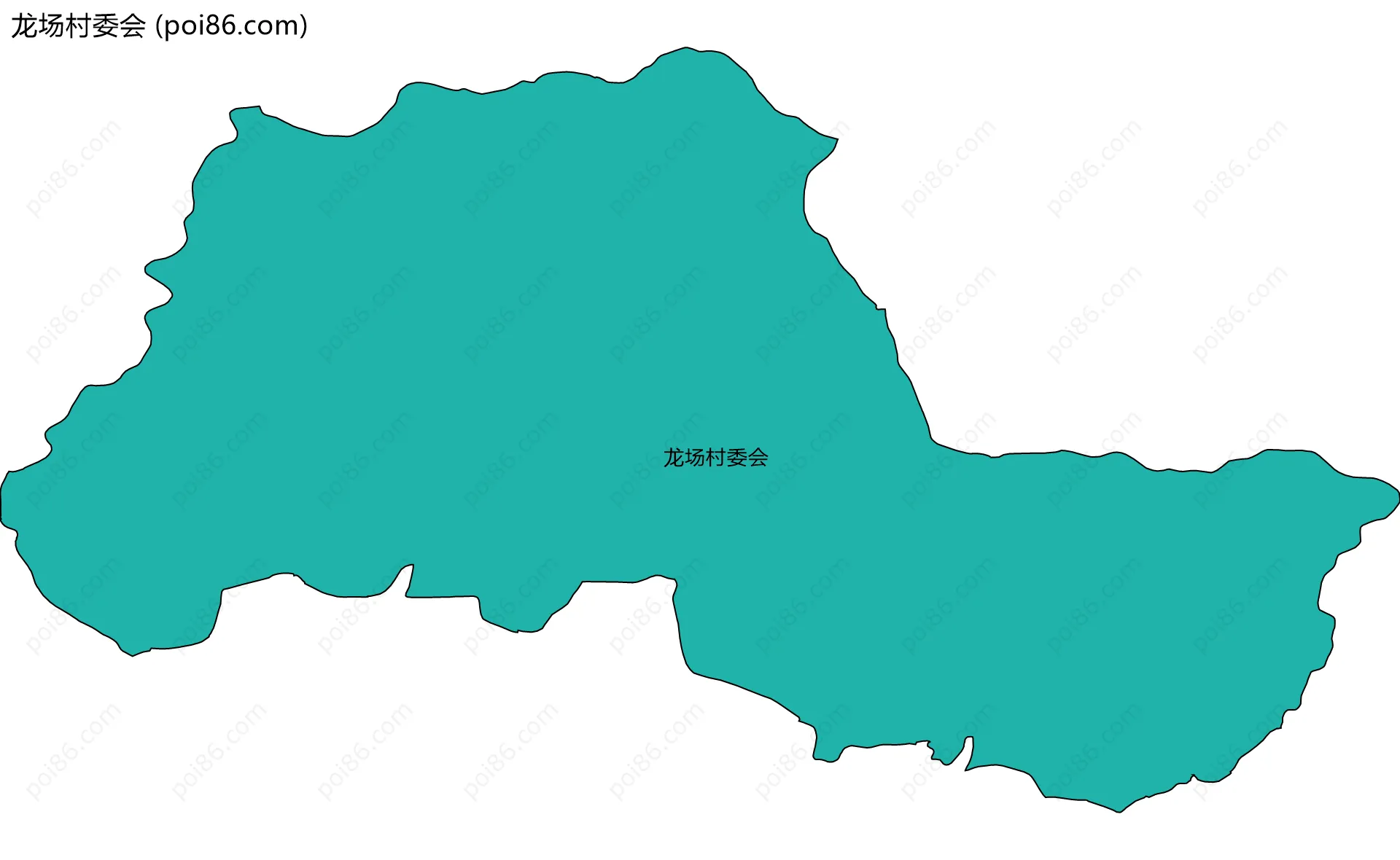 龙场村委会边界地图