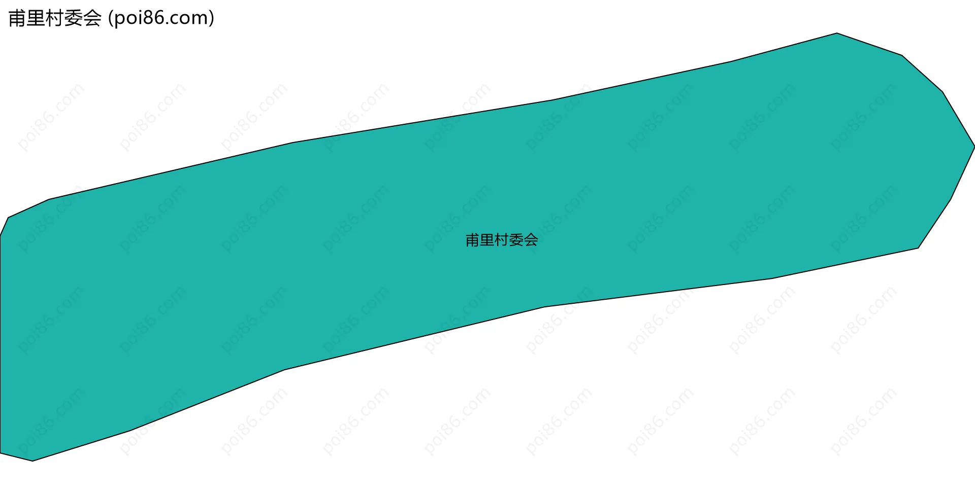 甫里村委会边界地图