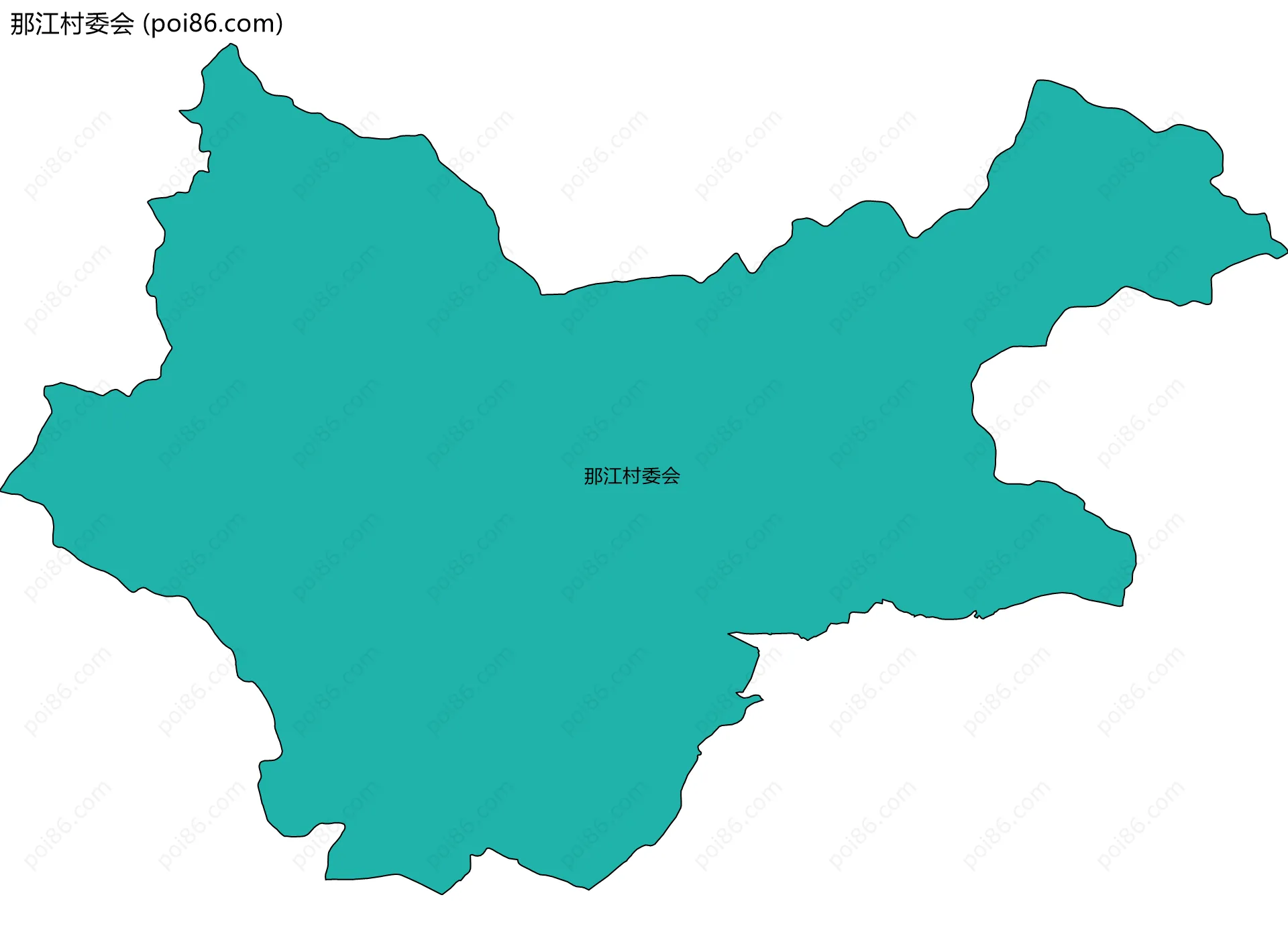 那江村委会边界地图