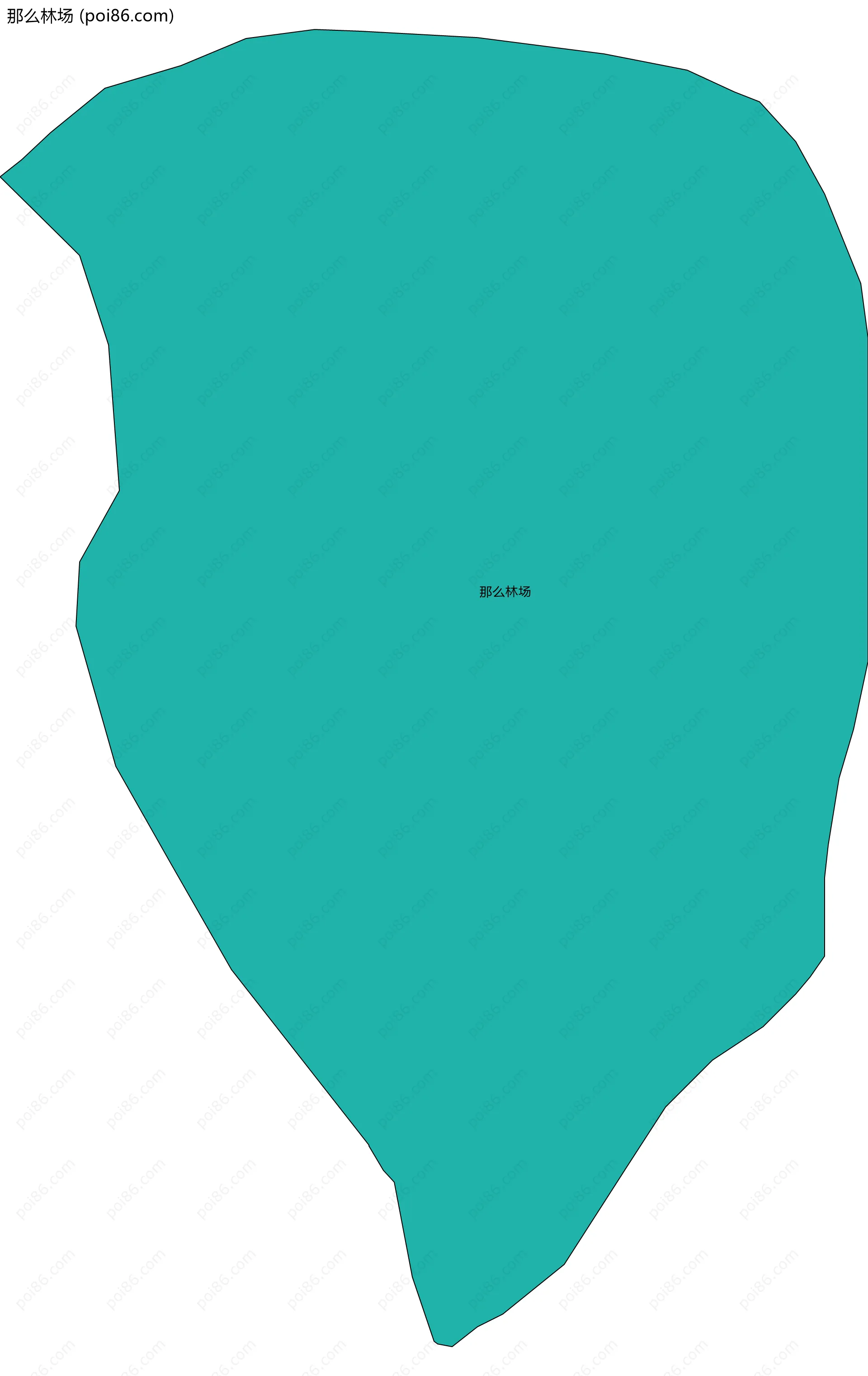 那么林场边界地图