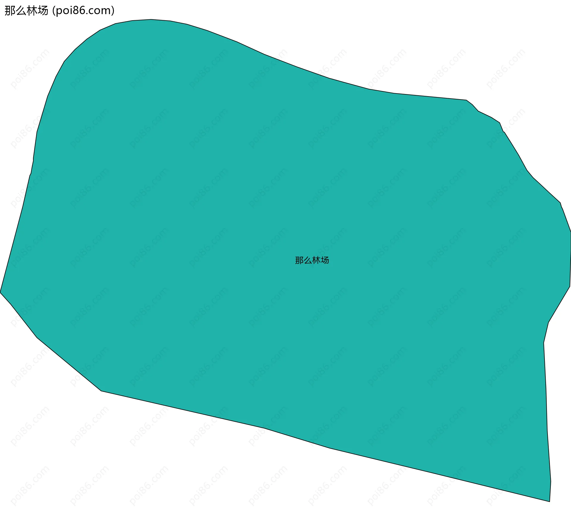 那么林场边界地图