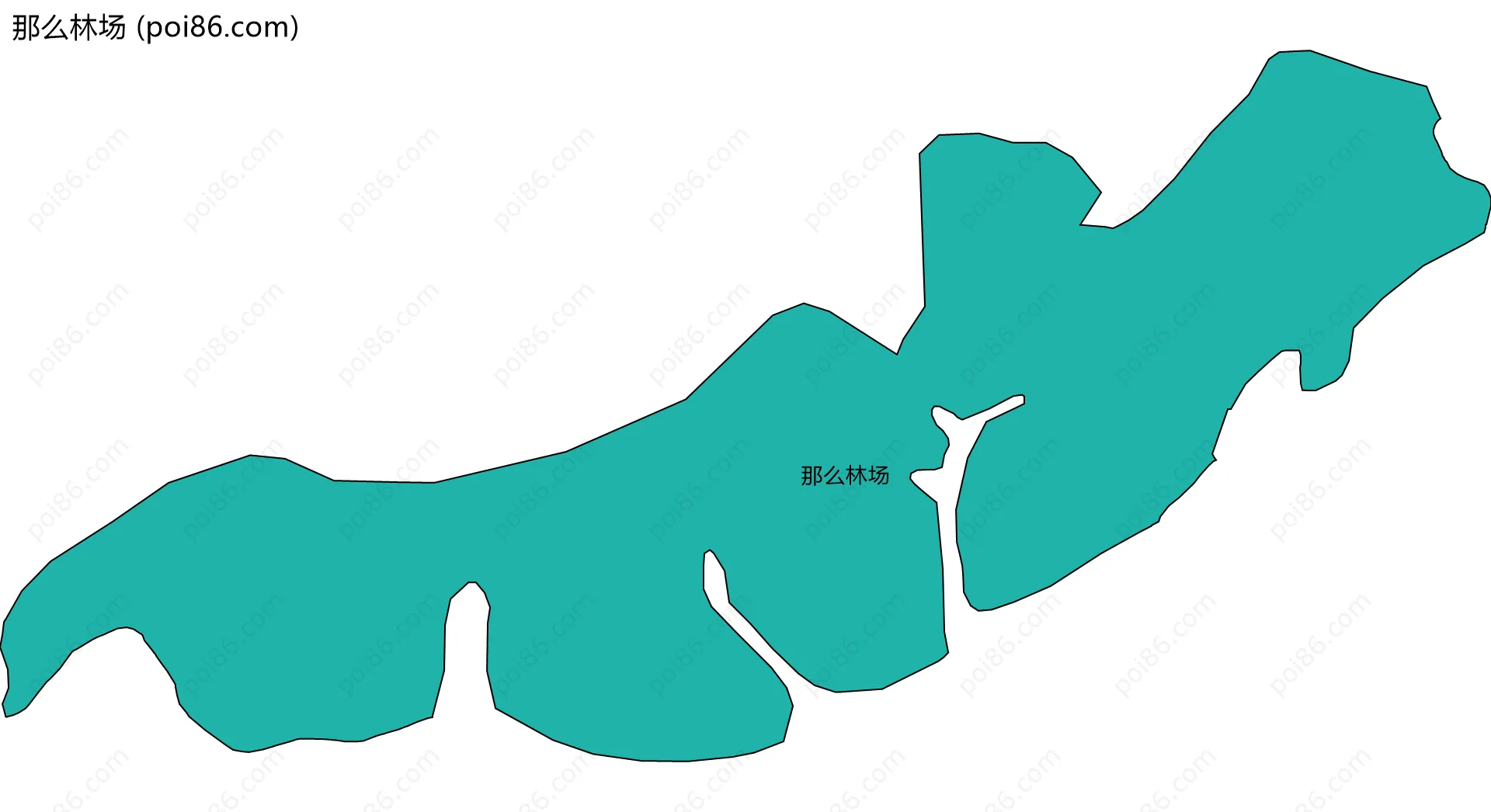 那么林场边界地图