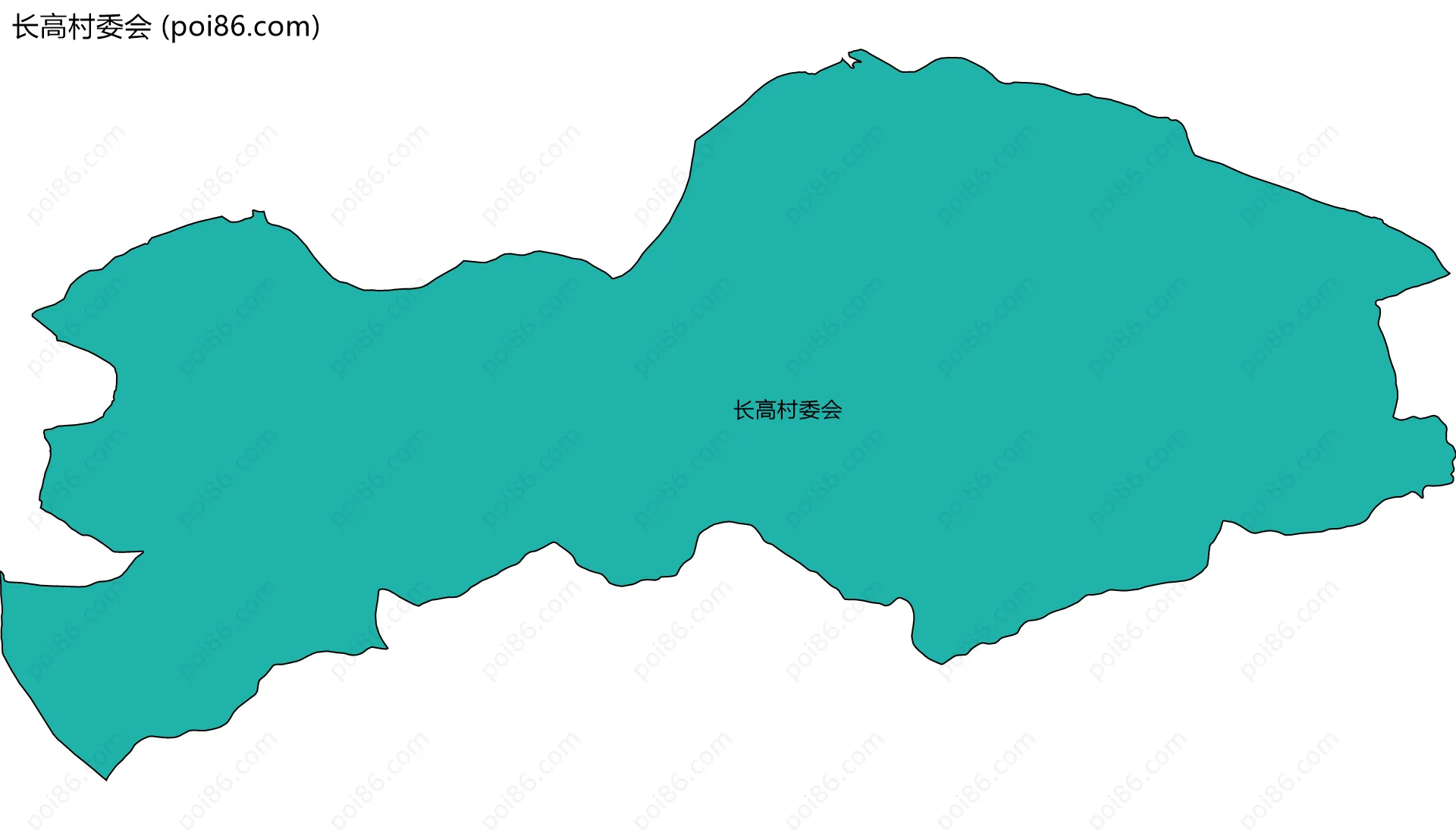 长高村委会边界地图