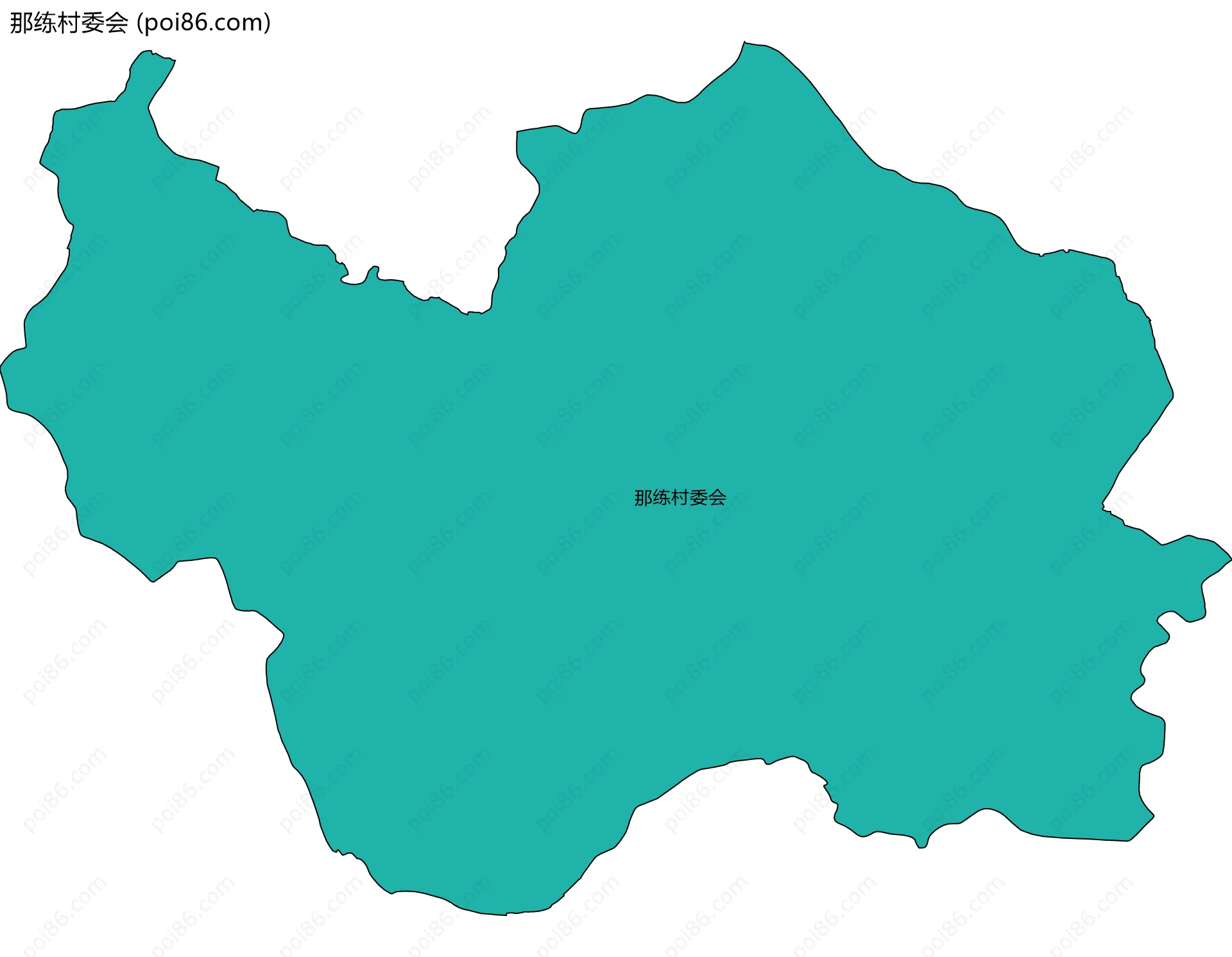 那练村委会边界地图
